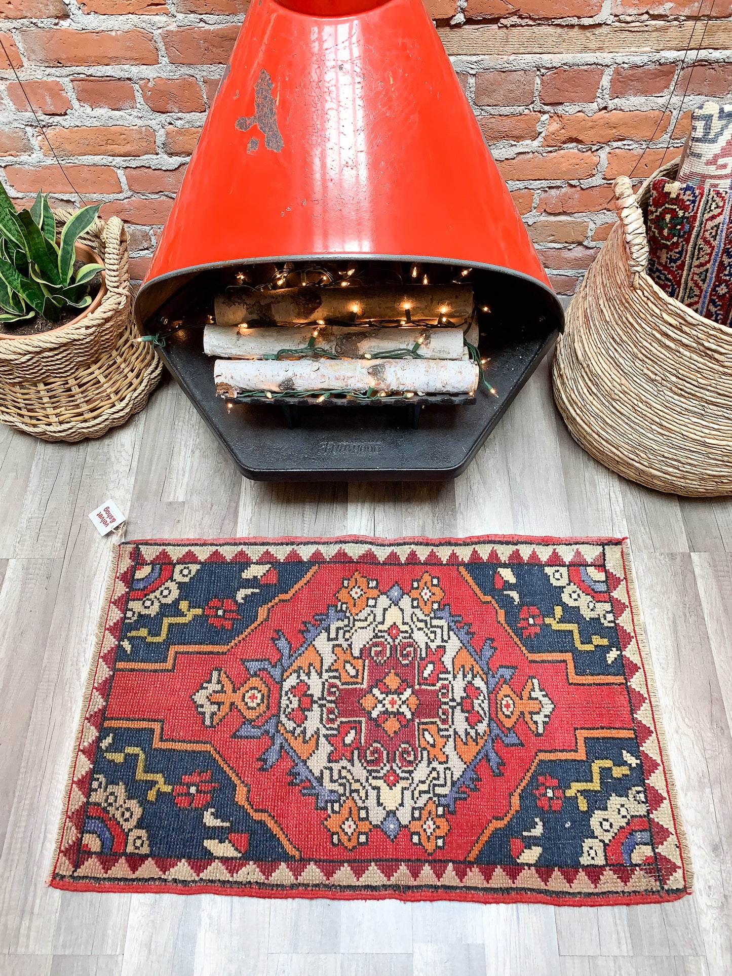 Vintage Turkish Mini Rug 1.9'x3.1' - No. 663
