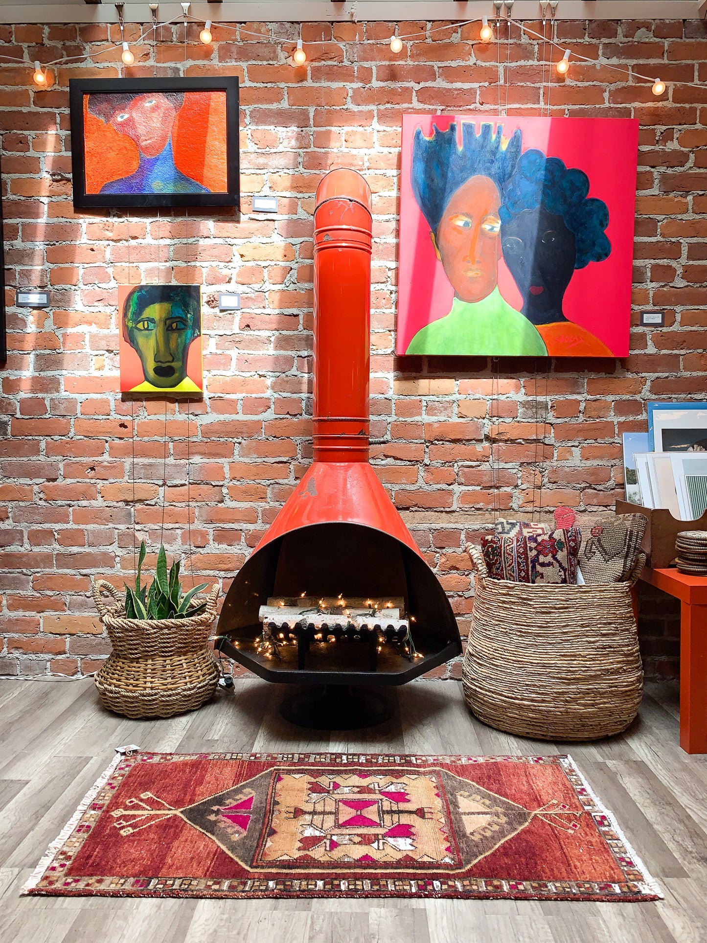 Vintage Turkish Mini Rug 1.9'x3.9' - No. 662