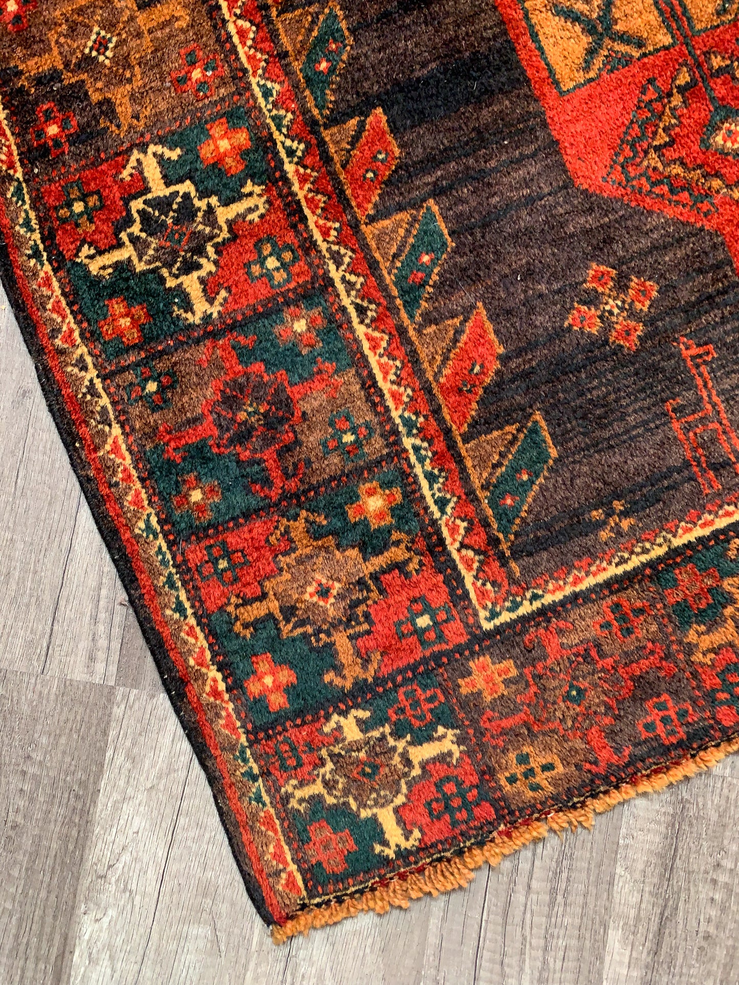 Vintage Persian Area Rug No. A1165 - 4.1' x 7.8'