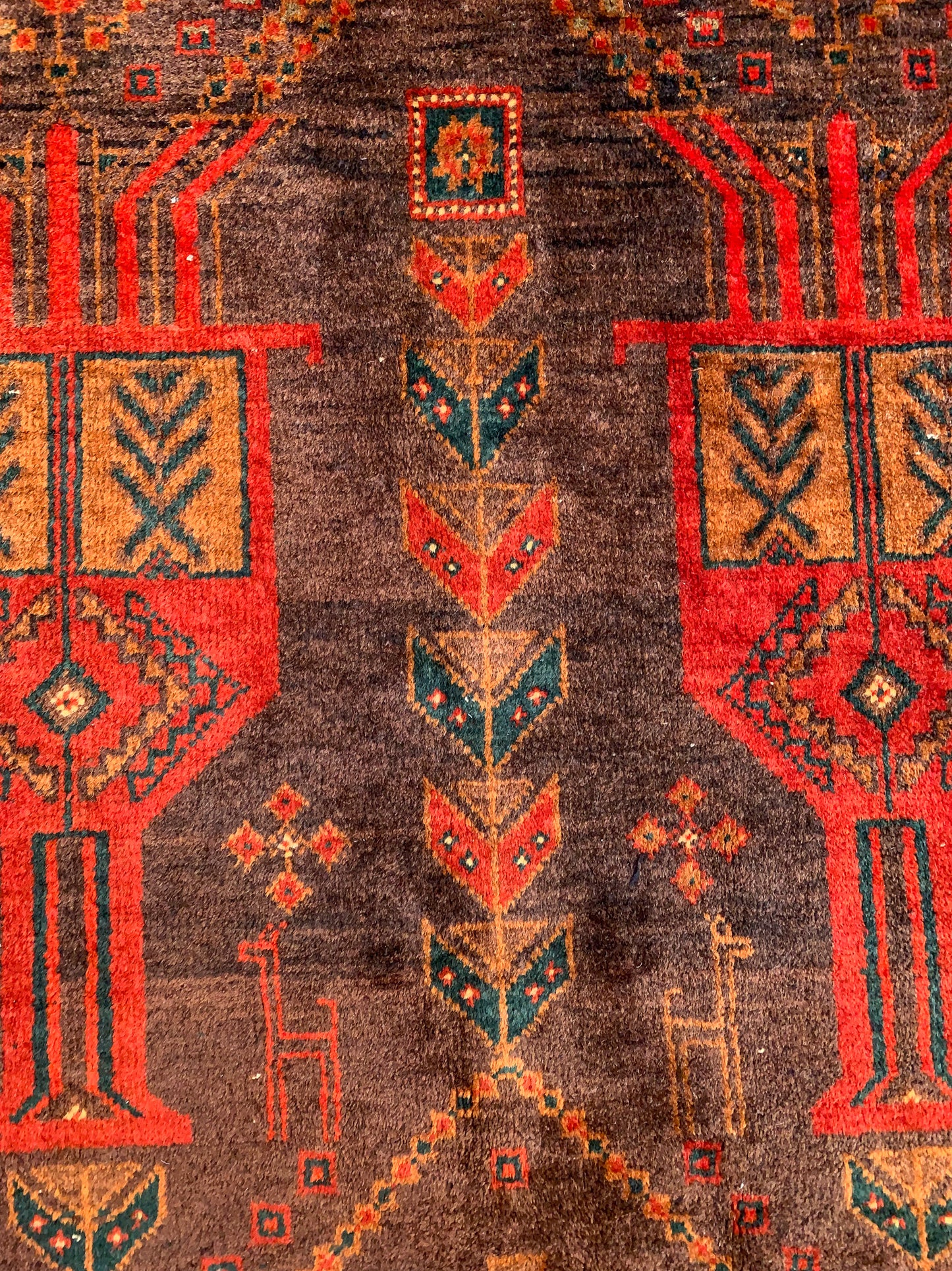 Vintage Persian Area Rug No. A1165 - 4.1' x 7.8'