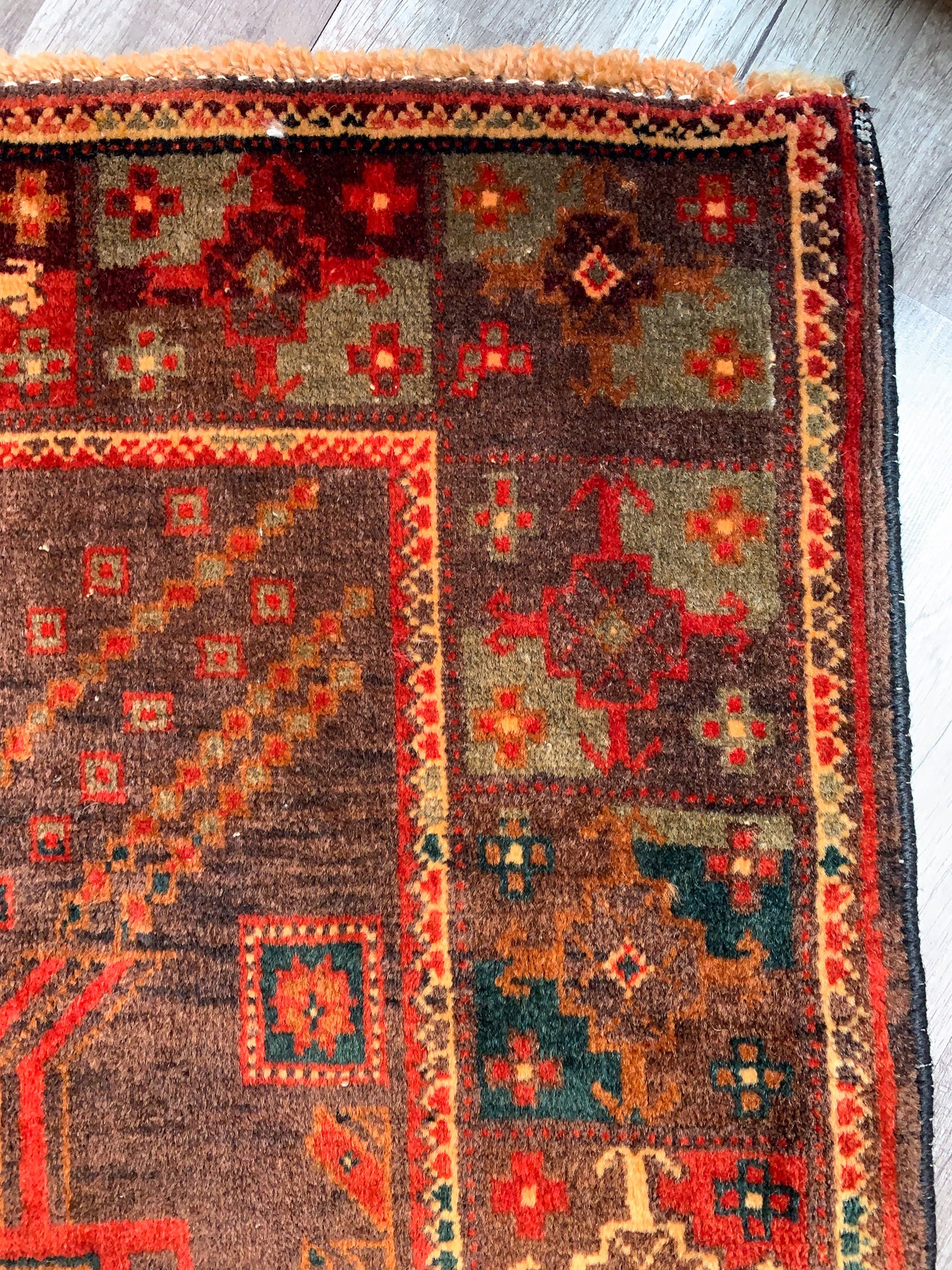 Vintage Persian Area Rug No. A1165 - 4.1' x 7.8'