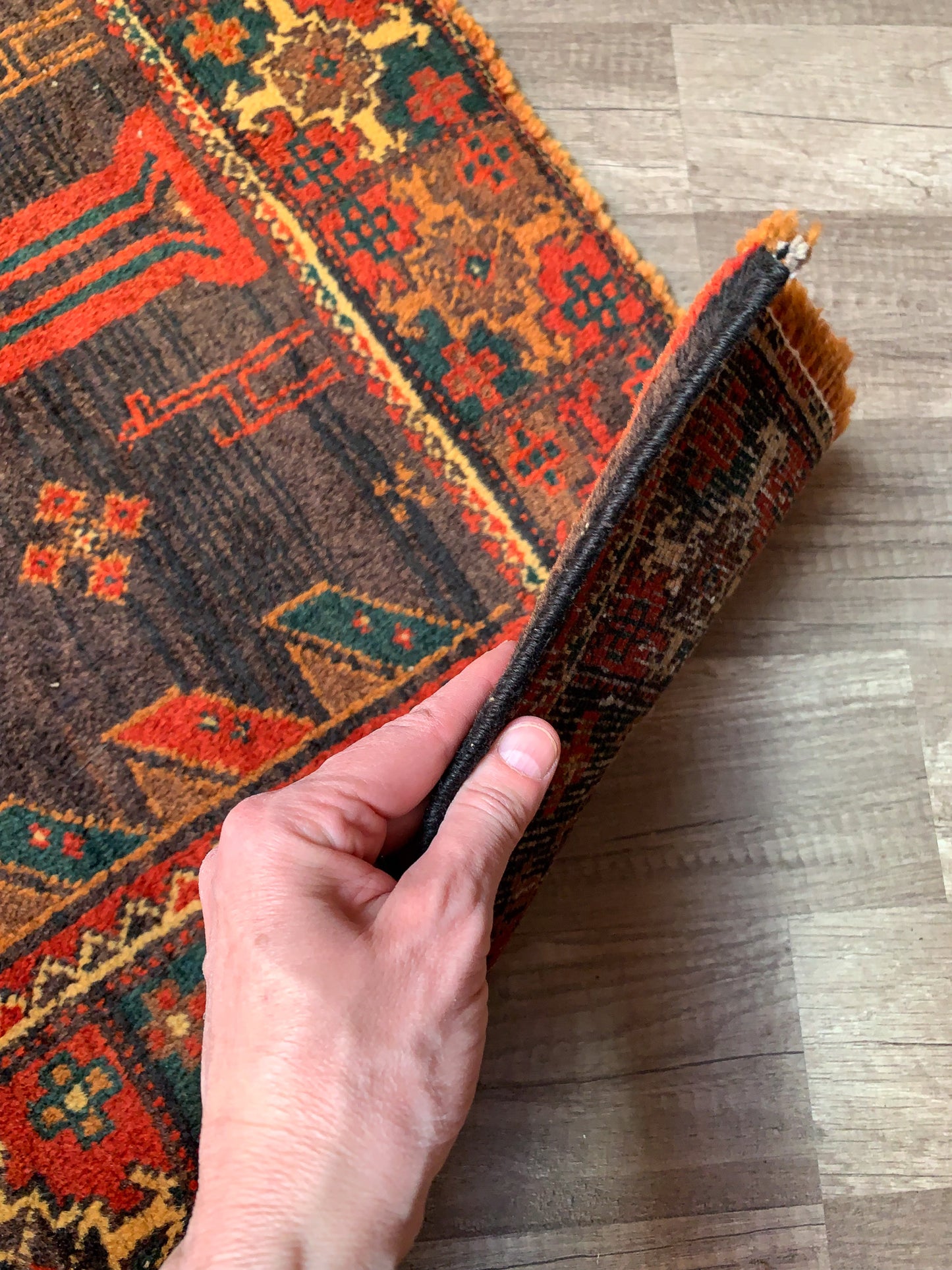 Vintage Persian Area Rug No. A1165 - 4.1' x 7.8'