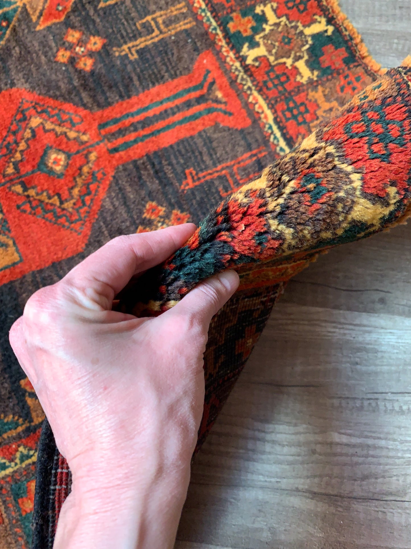 Vintage Persian Area Rug No. A1165 - 4.1' x 7.8'