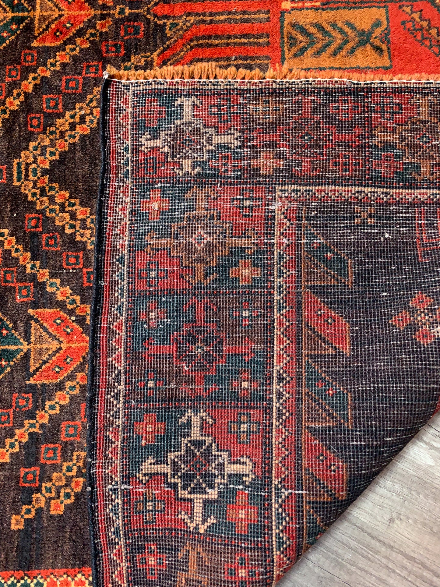Vintage Persian Area Rug No. A1165 - 4.1' x 7.8'