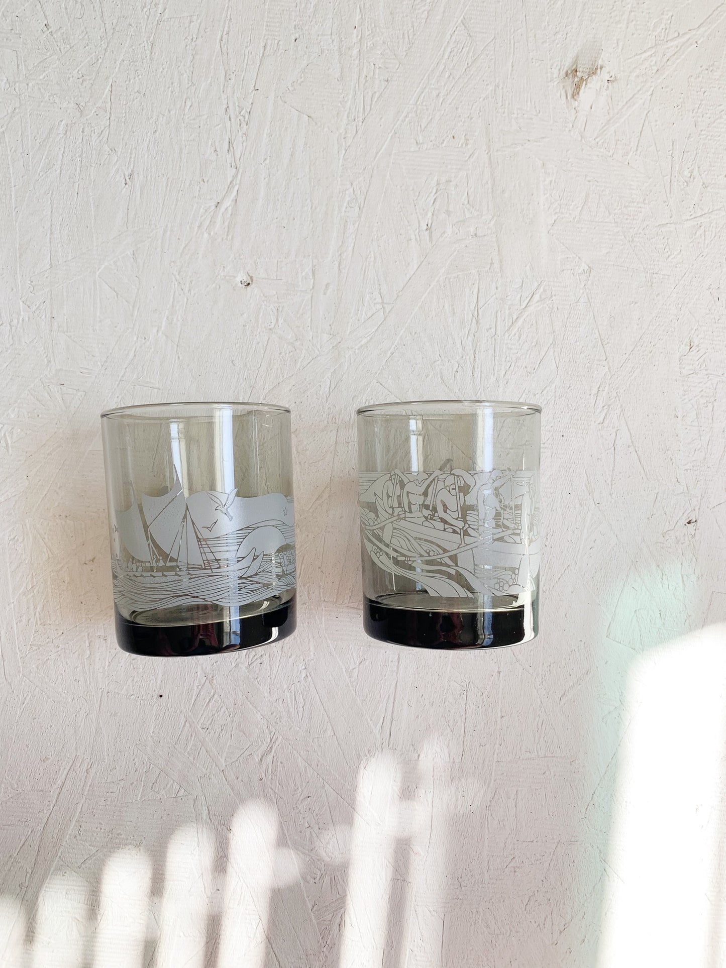 Vintage McDonalds Hawaiian Glass Set - Local Pickup Only