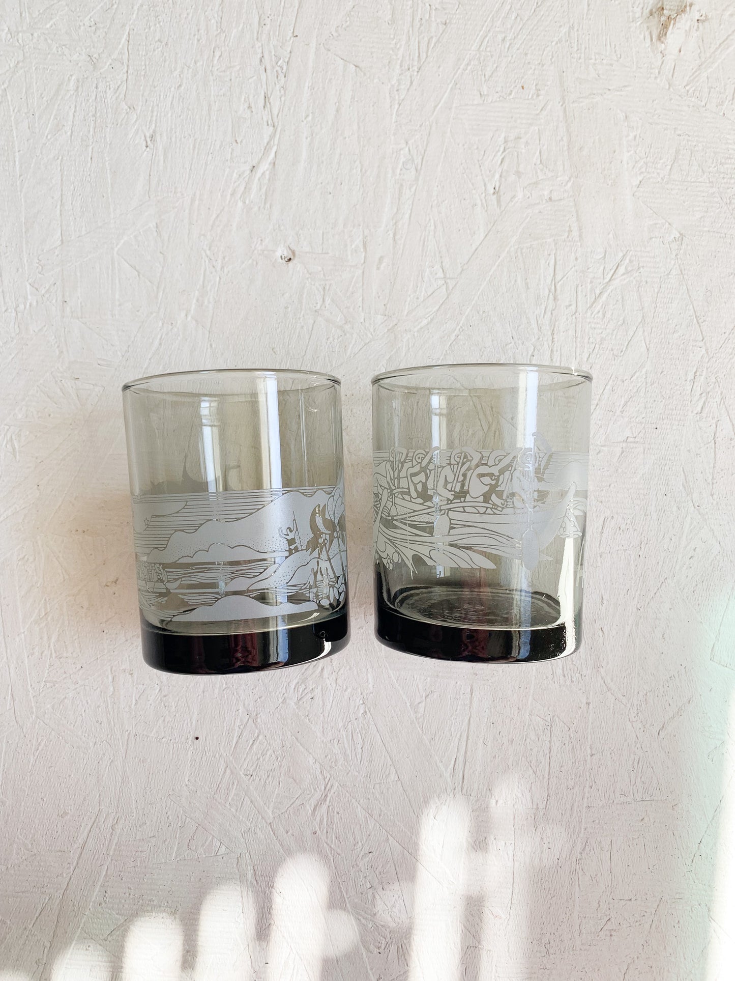 Vintage McDonalds Hawaiian Glass Set - Local Pickup Only