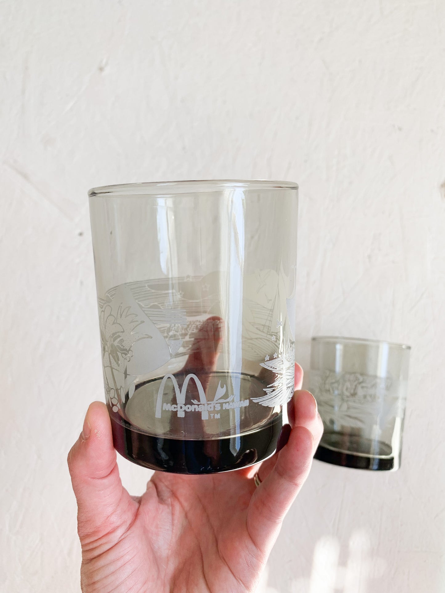 Vintage McDonalds Hawaiian Glass Set - Local Pickup Only