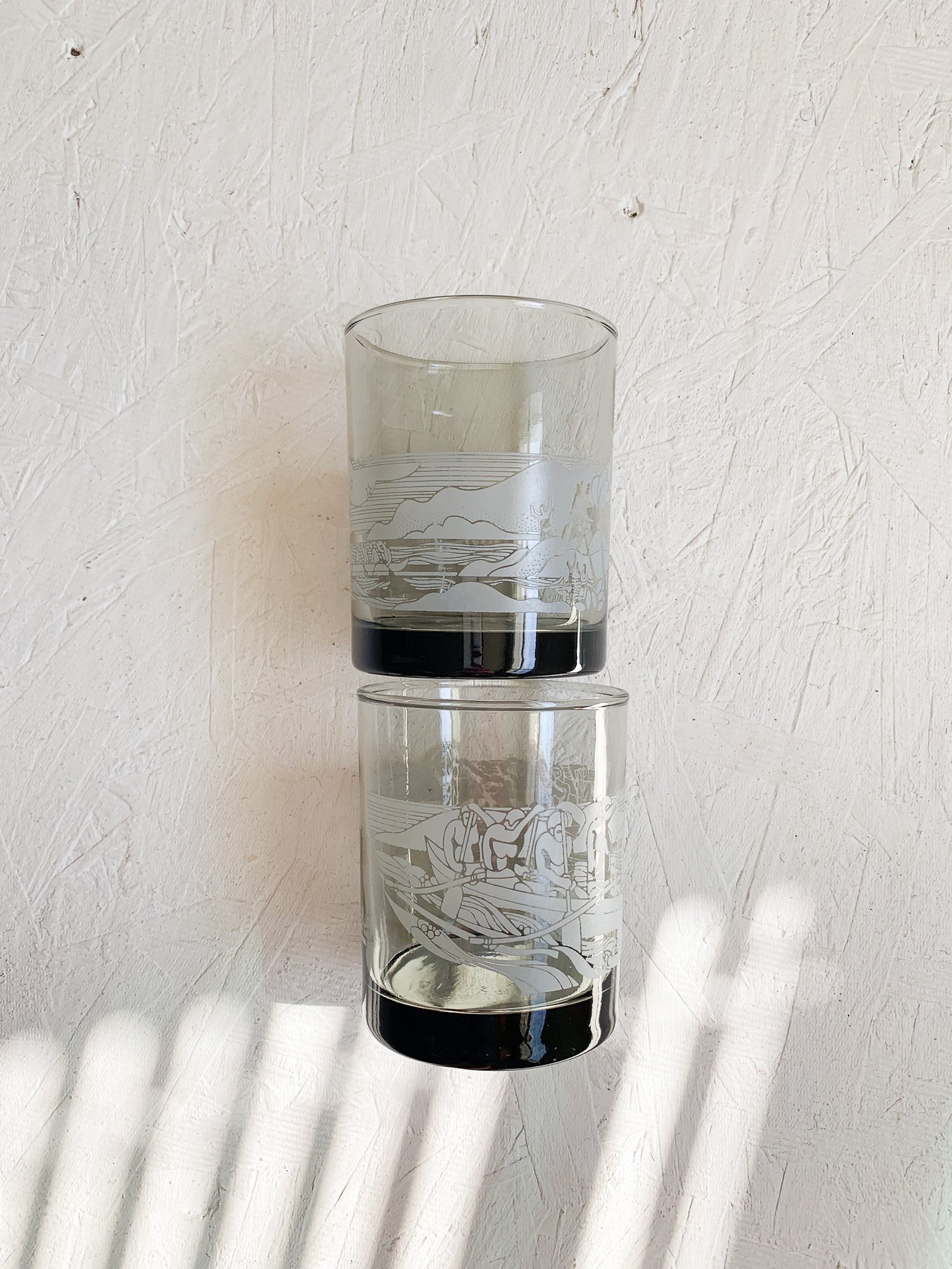 Vintage McDonalds Hawaiian Glass Set - Local Pickup Only