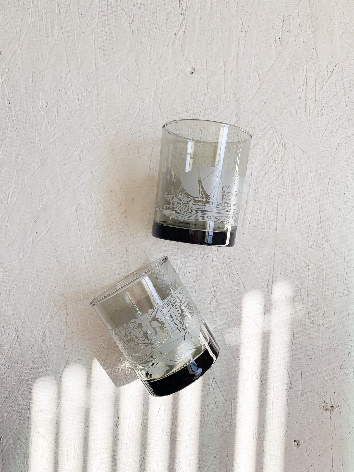 Vintage McDonalds Hawaiian Glass Set - Local Pickup Only