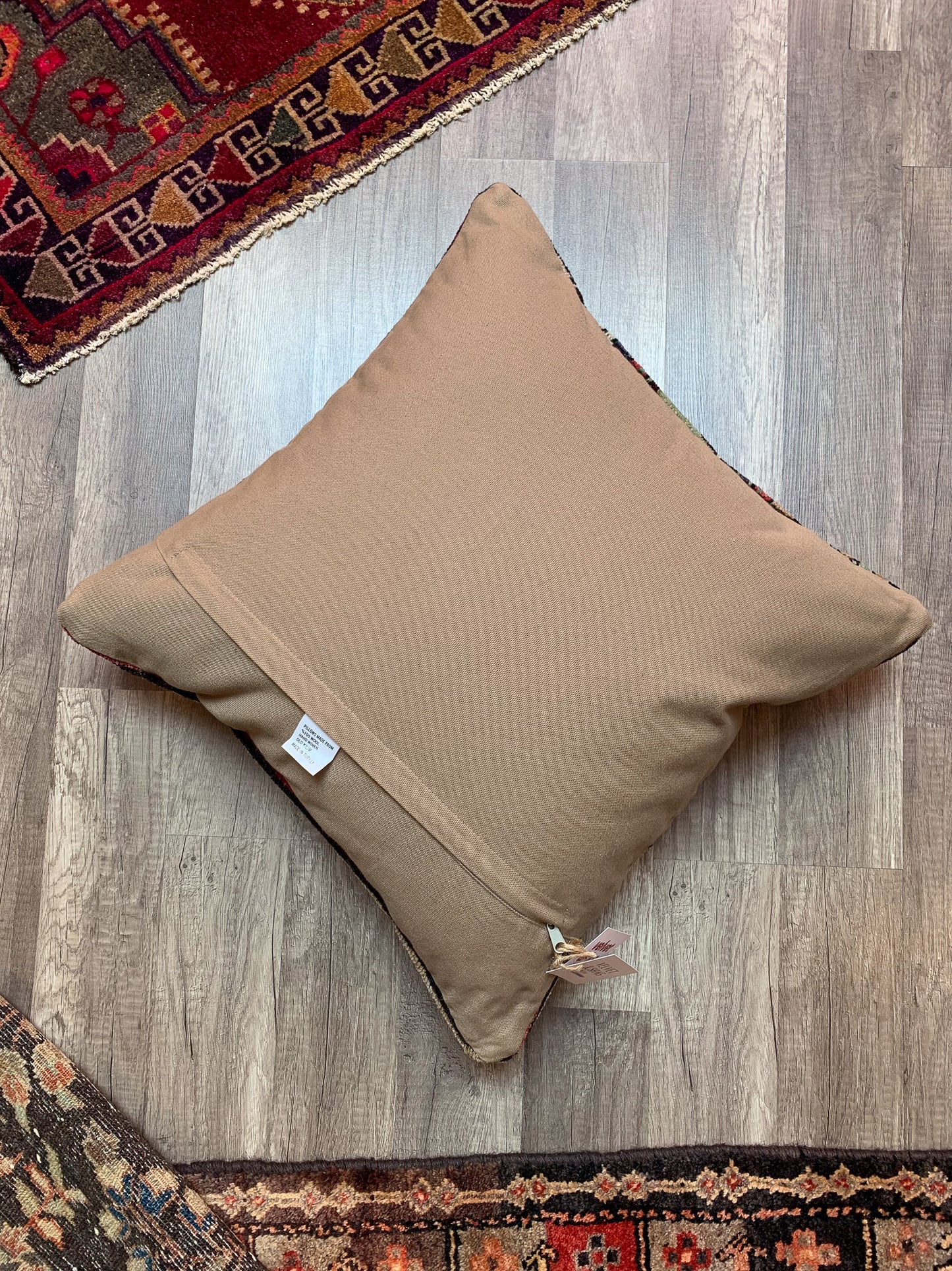 No. P375 - 20" X 20" Turkish Rug Pillow Cover