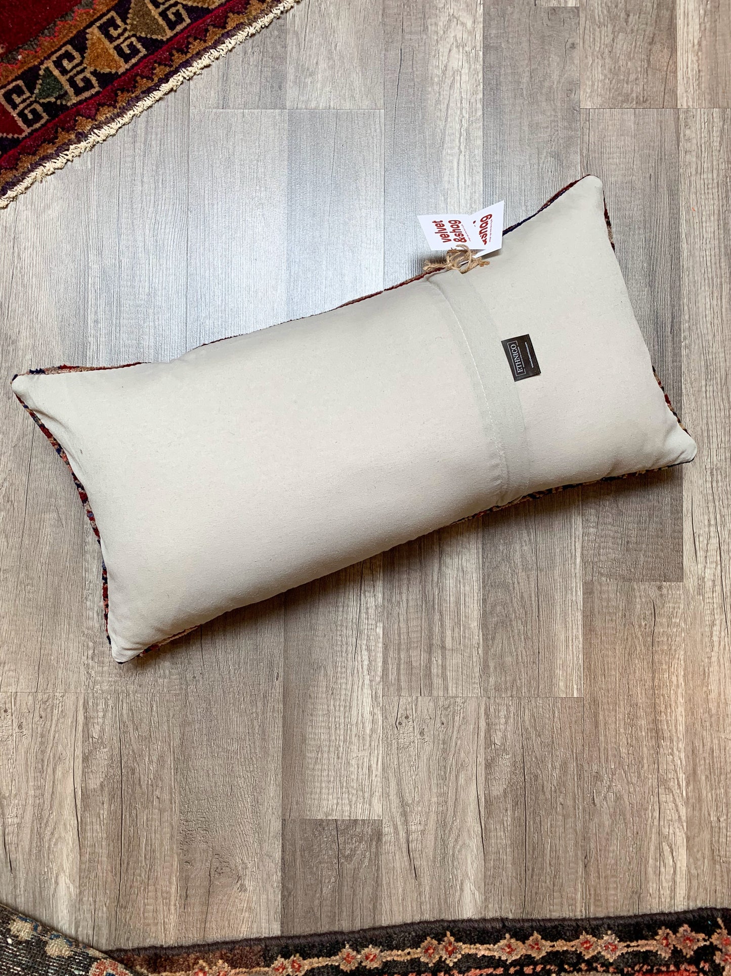 No. P383 - 12" X 24" Turkish Rug Pillow Cover