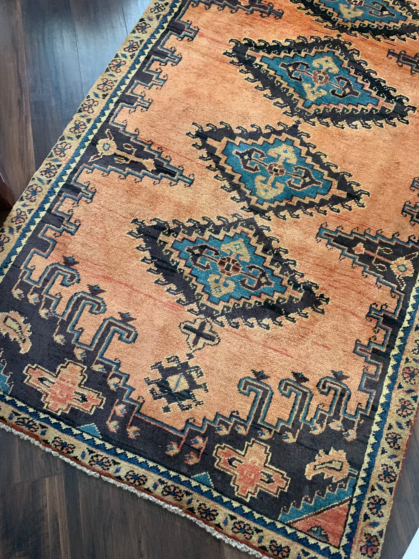 Vintage Persian Runner Rug No. R1177 - 3.3' x 9.7'