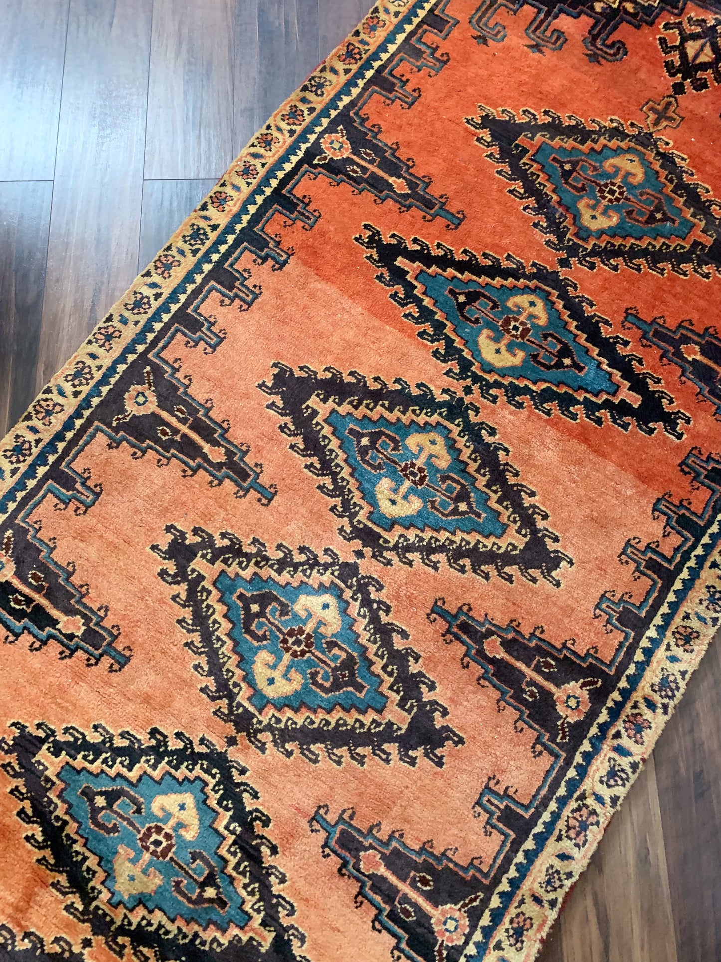 Vintage Persian Runner Rug No. R1177 - 3.3' x 9.7'
