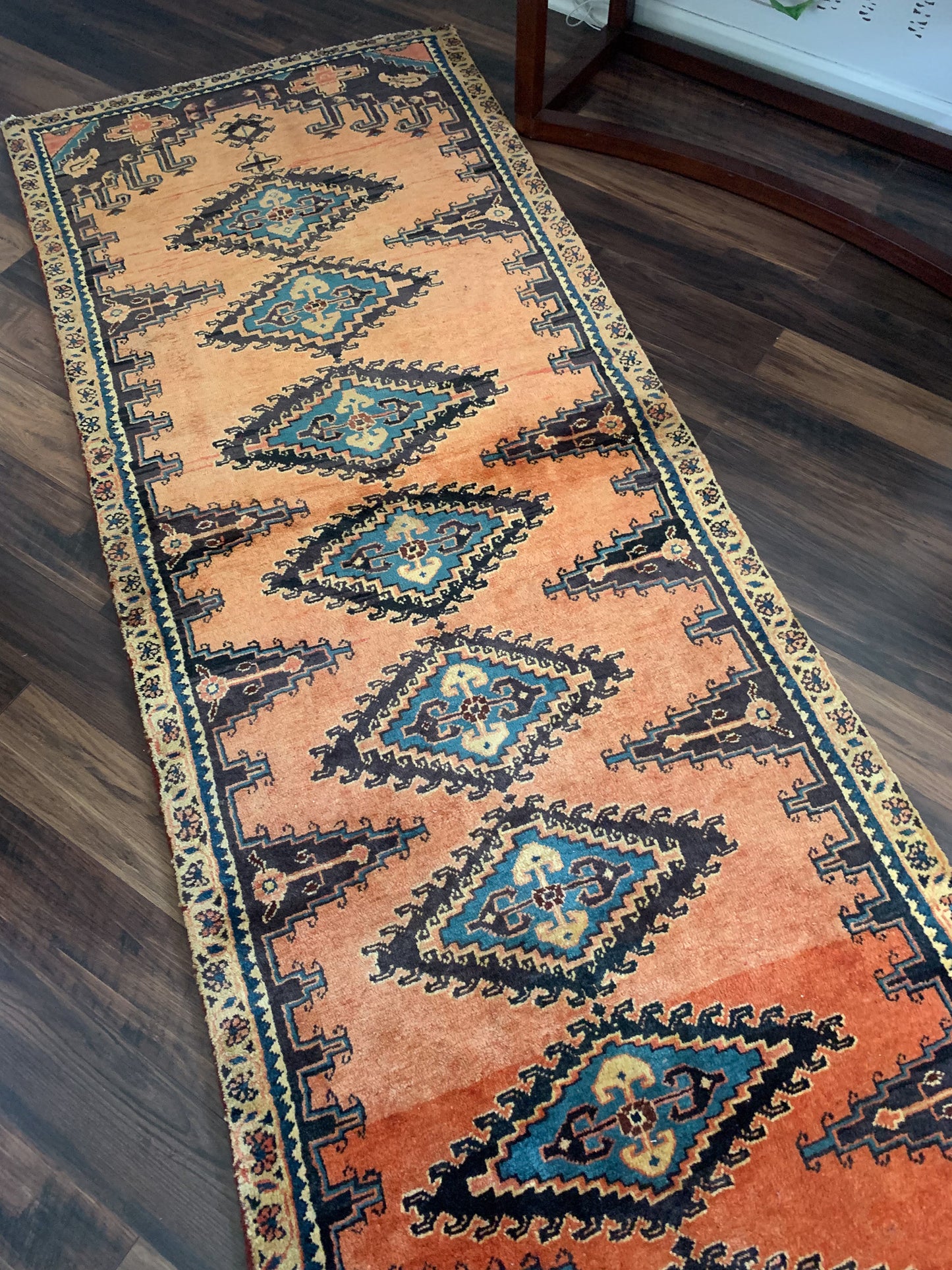 Vintage Persian Runner Rug No. R1177 - 3.3' x 9.7'