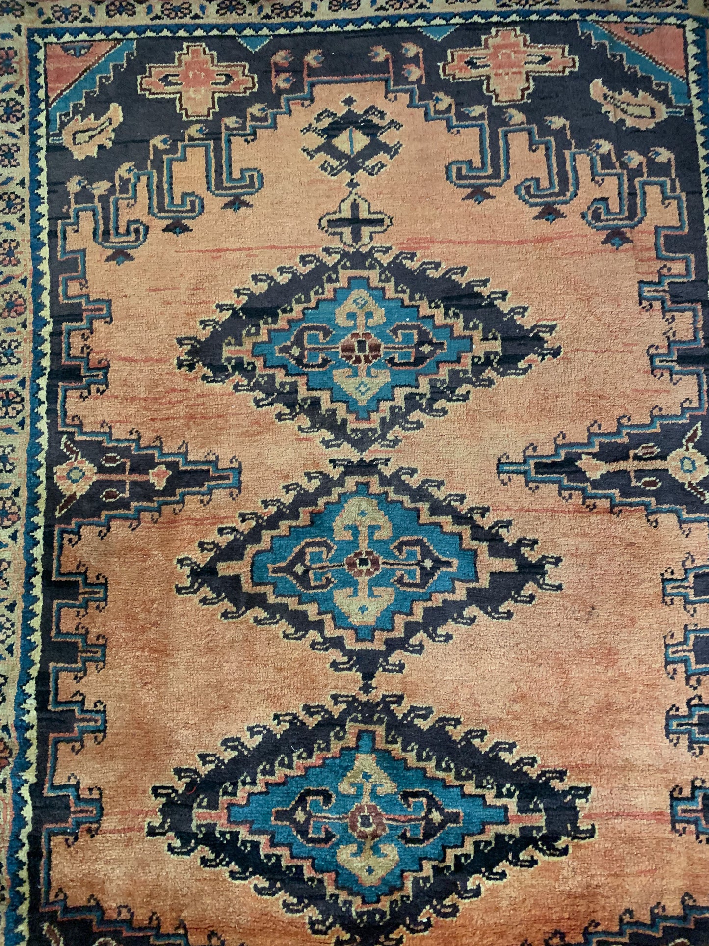 Vintage Persian Runner Rug No. R1177 - 3.3' x 9.7'