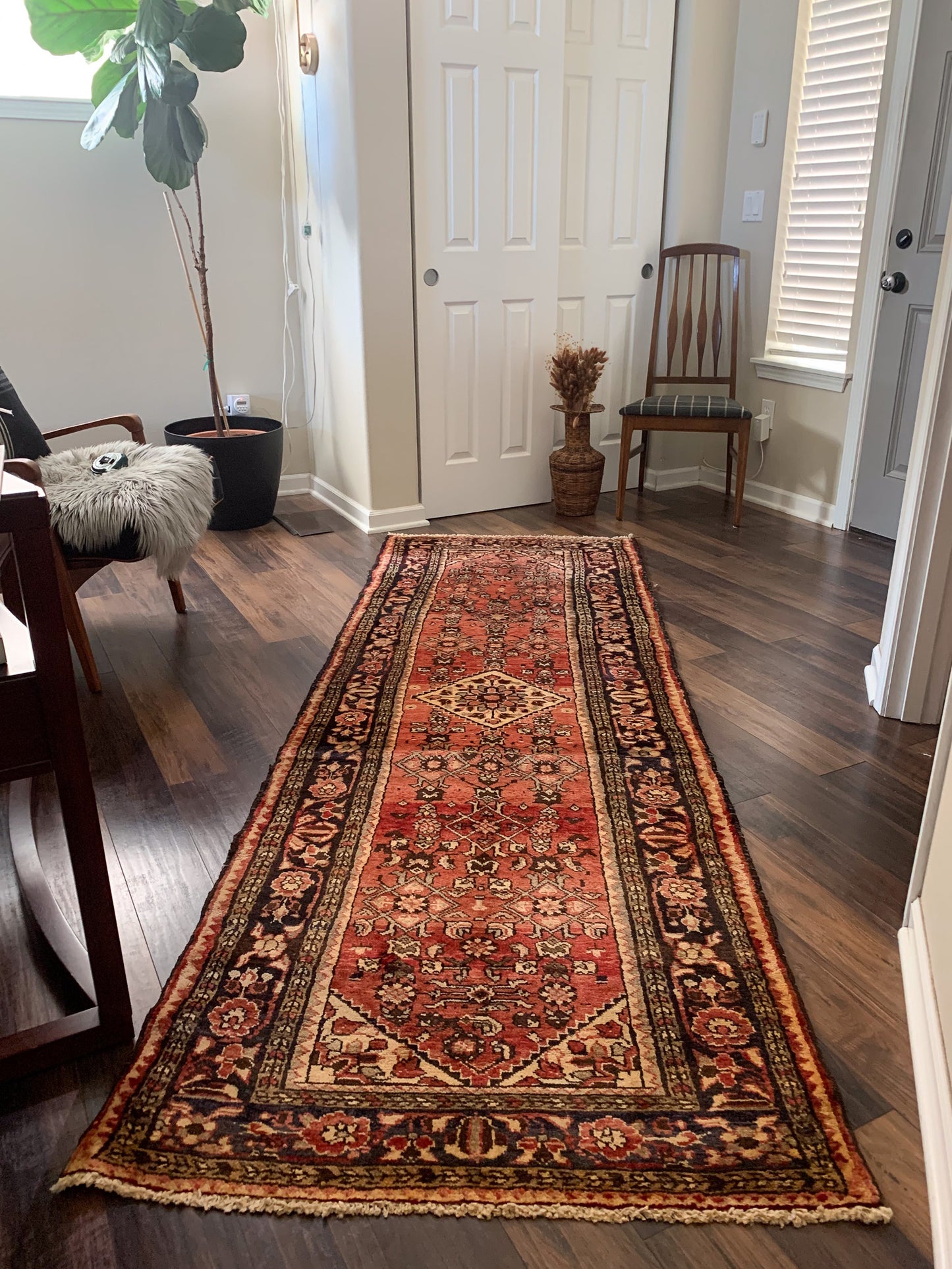 Vintage Persian Runner Rug No. R1178 - 3.3' x 9.2'