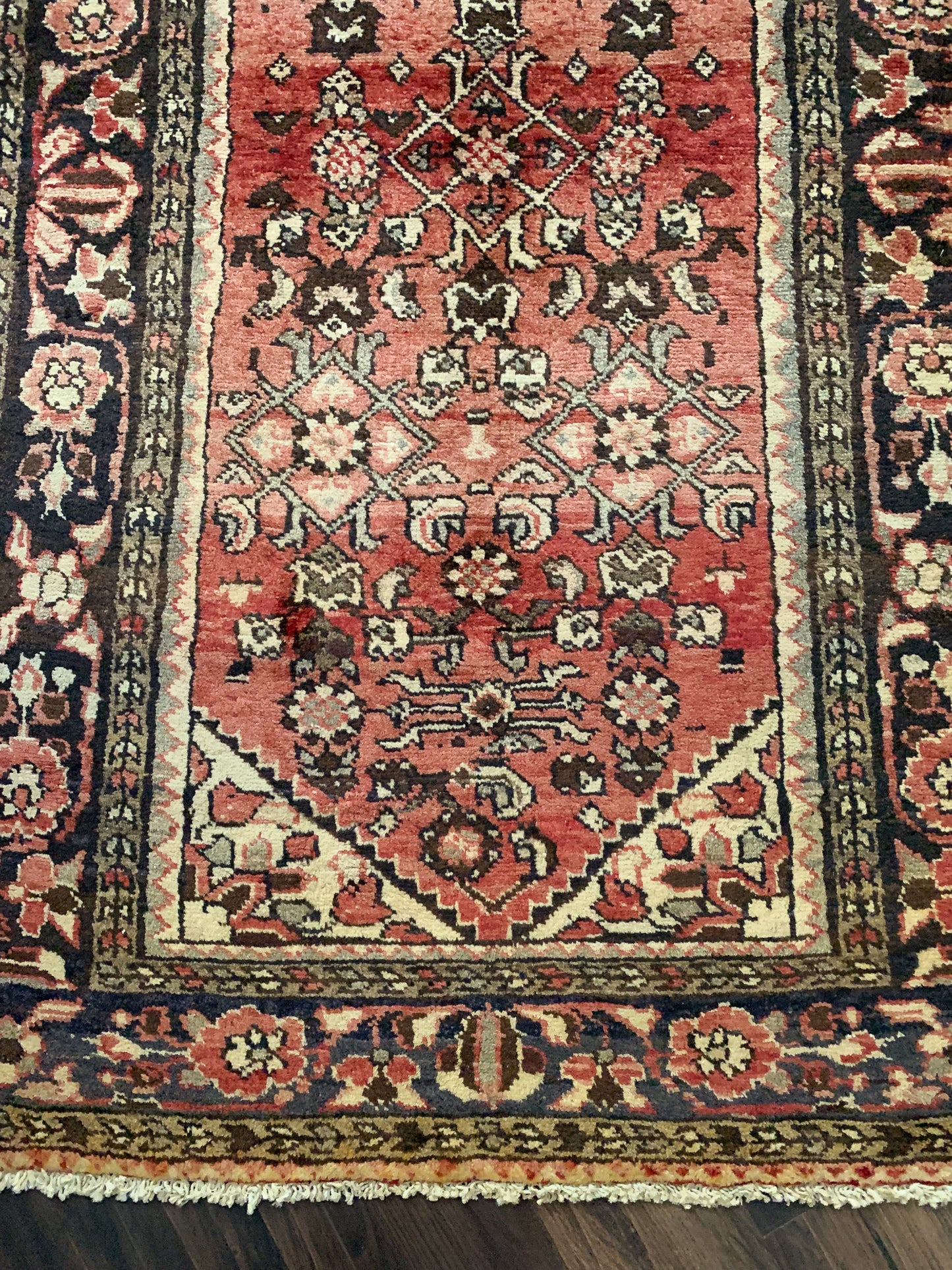 Vintage Persian Runner Rug No. R1178 - 3.3' x 9.2'