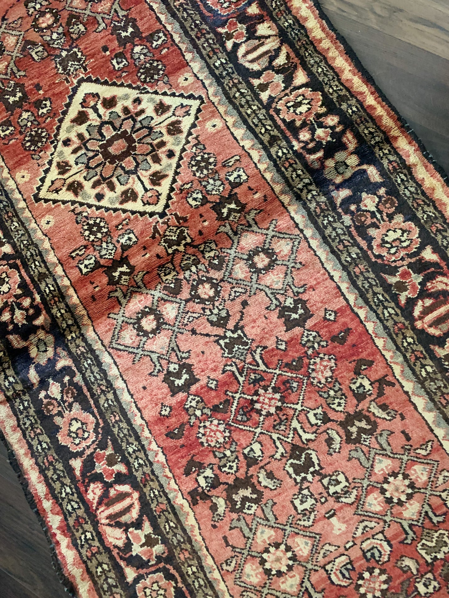 Vintage Persian Runner Rug No. R1178 - 3.3' x 9.2'