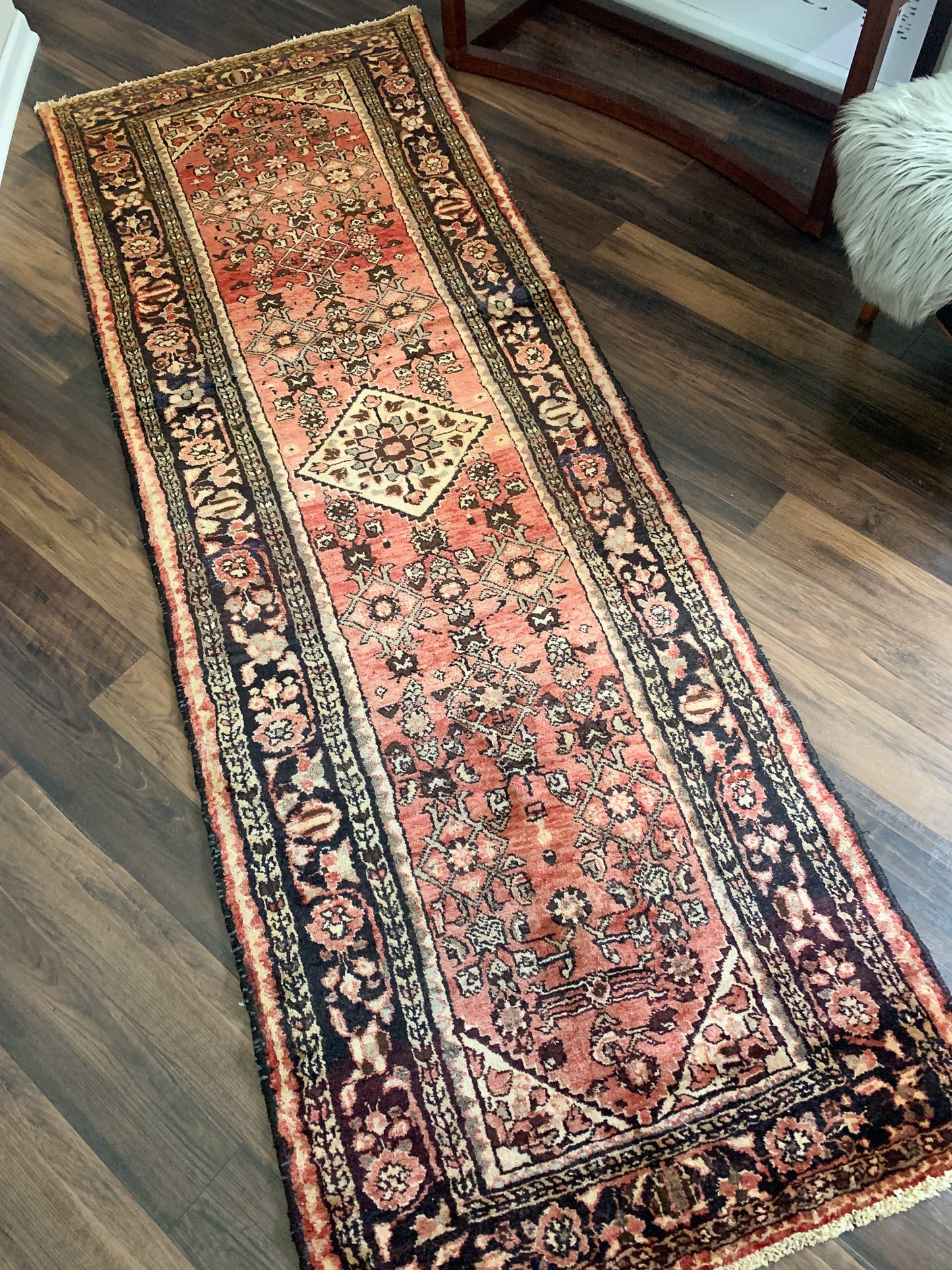 Vintage Persian Runner Rug No. R1178 - 3.3' x 9.2'
