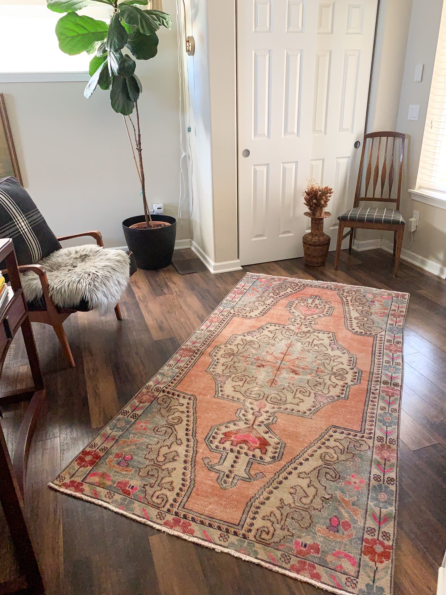 Vintage Turkish Area Rug No. A1180 - 4.1' x 7.6'
