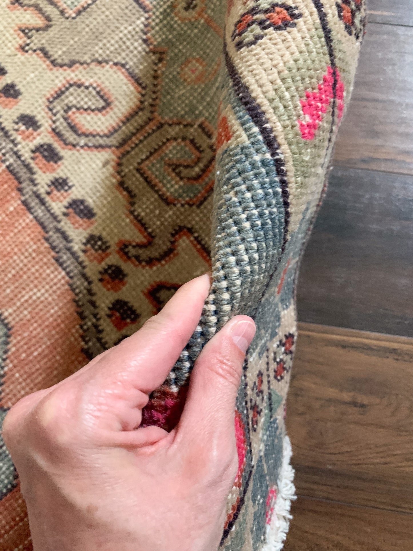 Vintage Turkish Area Rug No. A1180 - 4.1' x 7.6'
