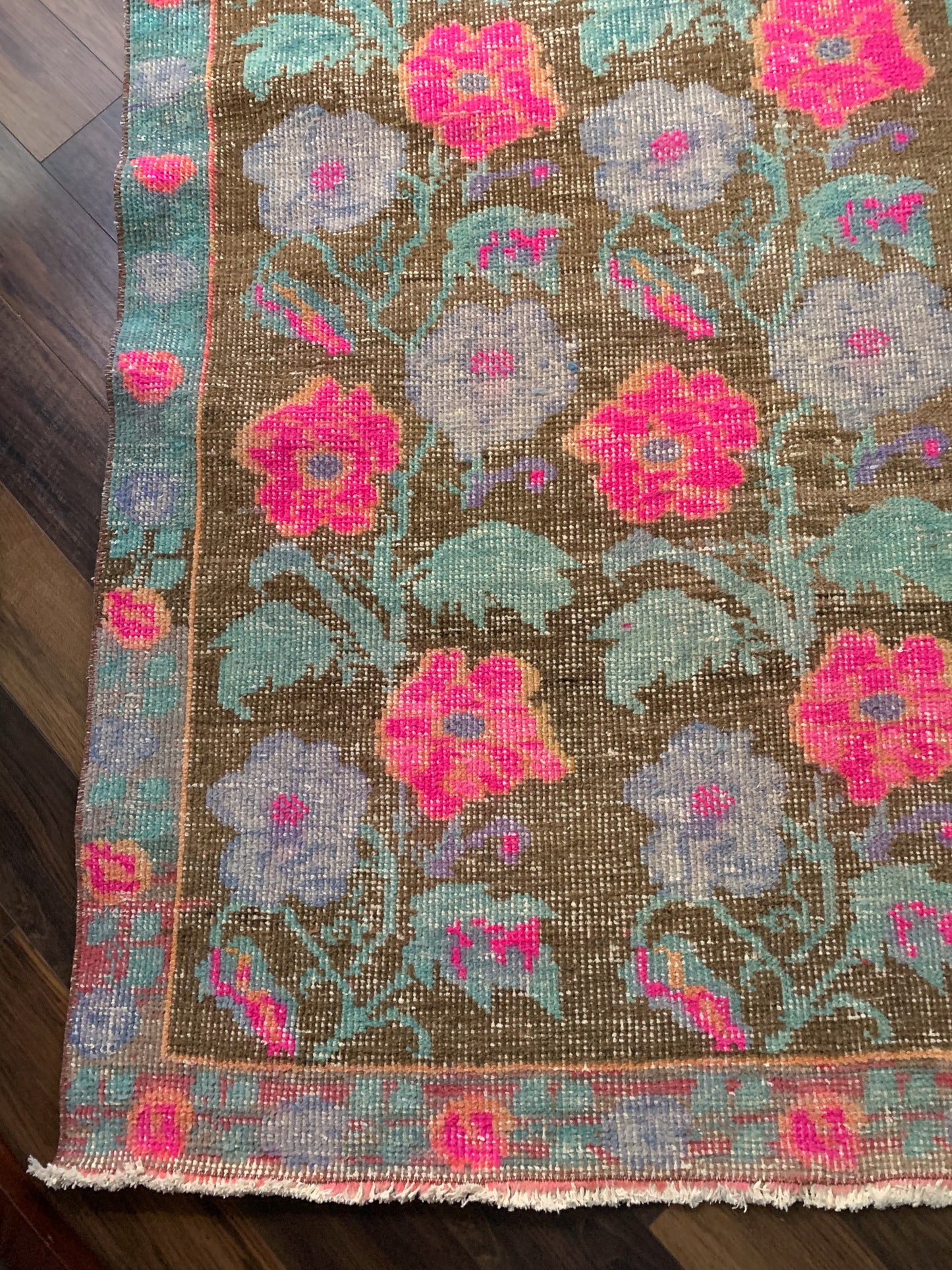 Vintage Turkish Runner Rug No. A1184 - 4.7' x 8.2'