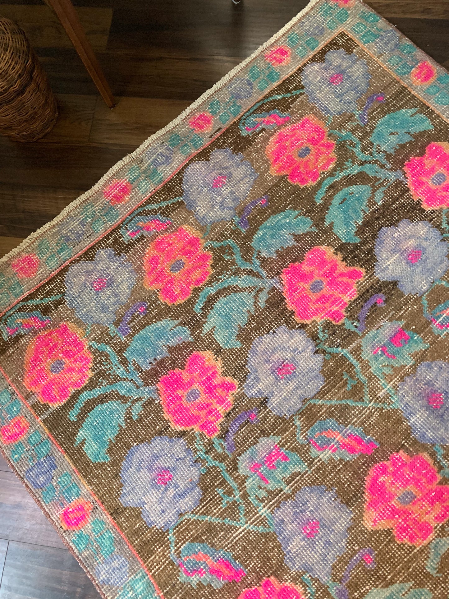 Vintage Turkish Runner Rug No. A1184 - 4.7' x 8.2'