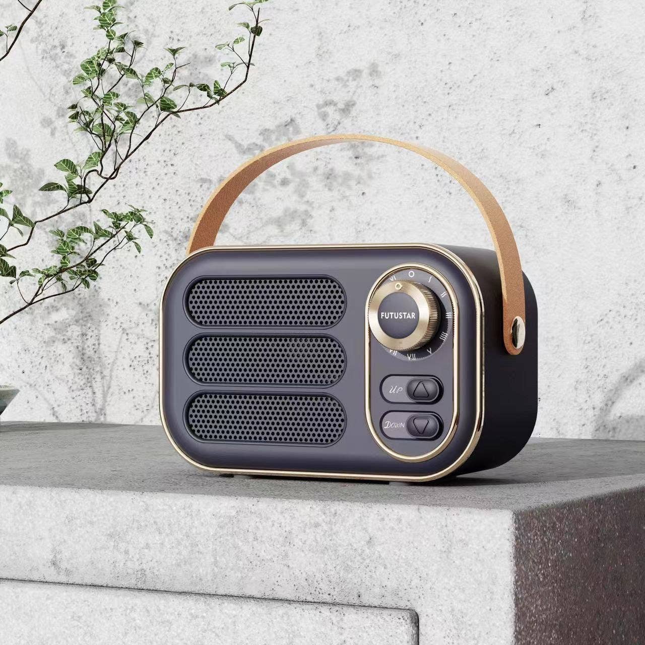 Vintage Bluetooth Speaker: Pink