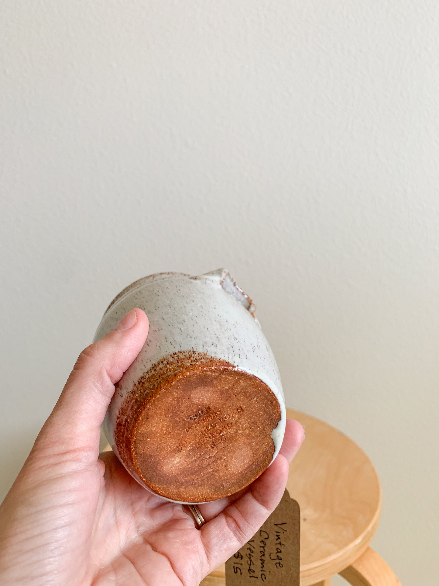 Thrifted Ceramic Vessel