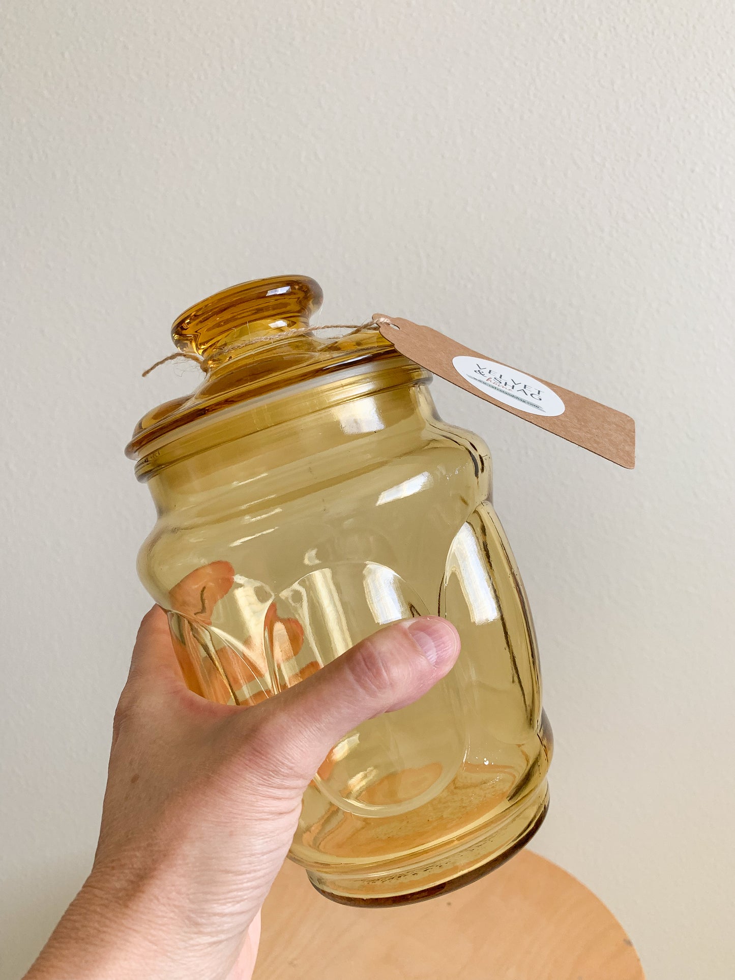 Vintage Glass Candy Jar - Local Olympia Pickup Only