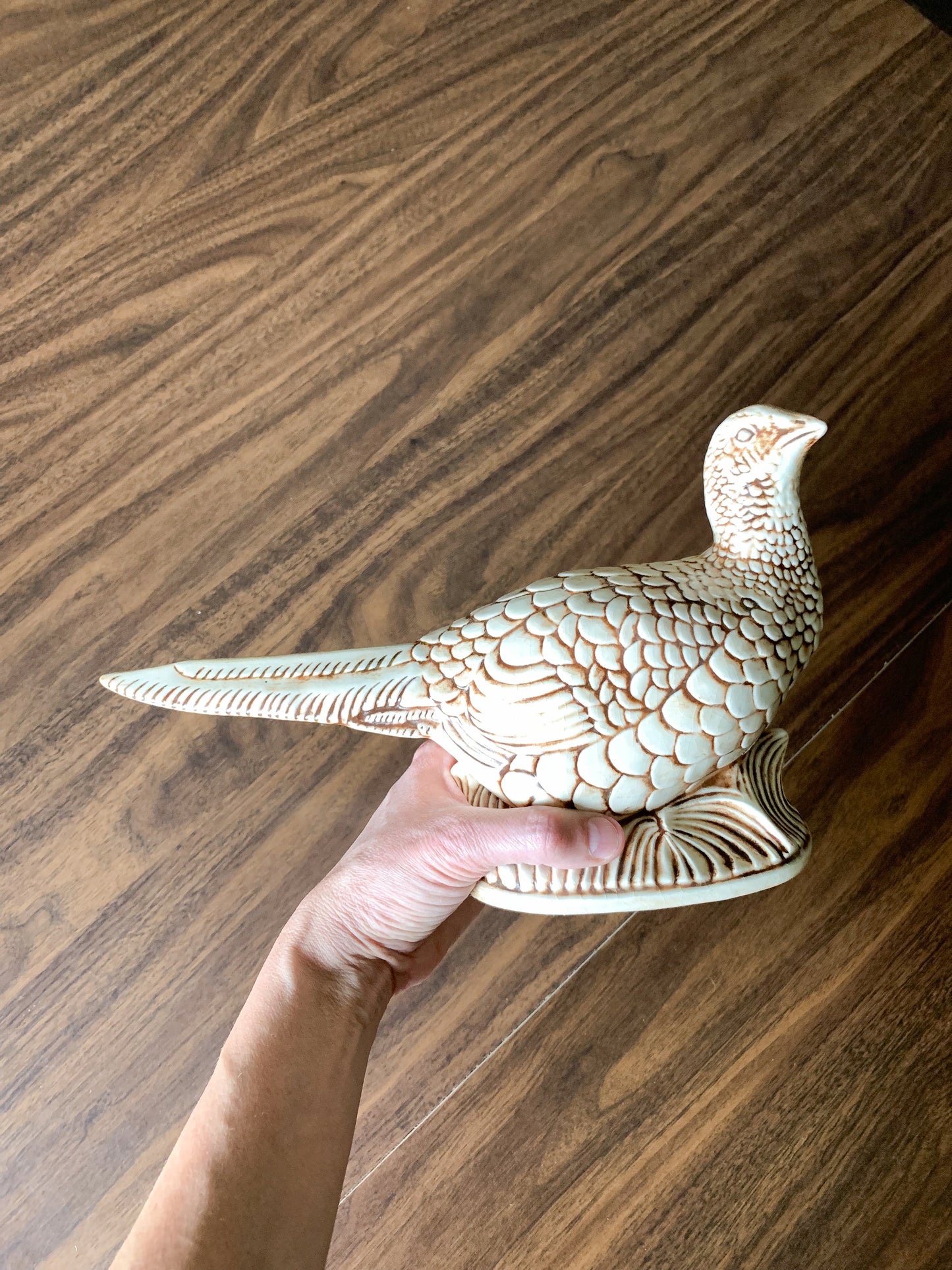 Vintage Ceramic Pheasant Figurine Pair - Local Olympia Pickup Only