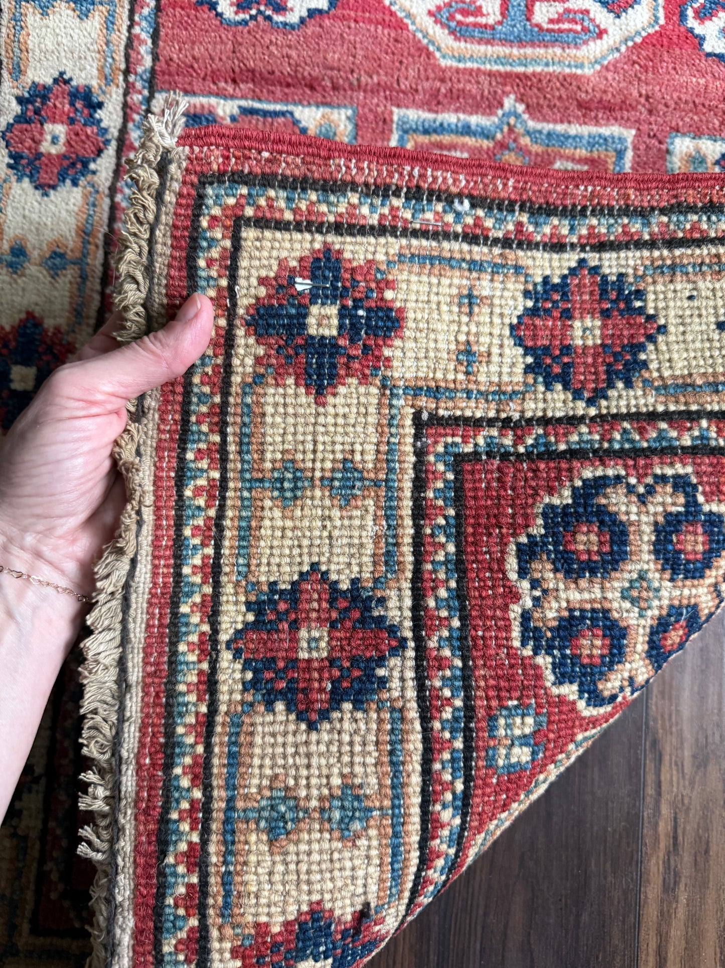 Vintage Afghan Mini Rug 2’x3.1' - No. 722
