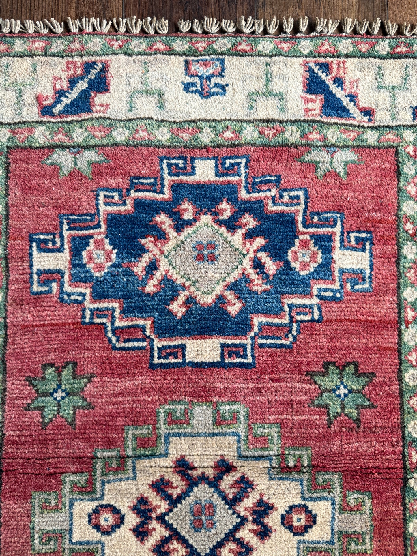 Vintage Afghan Mini Rug 2’x3.2' - No. 714