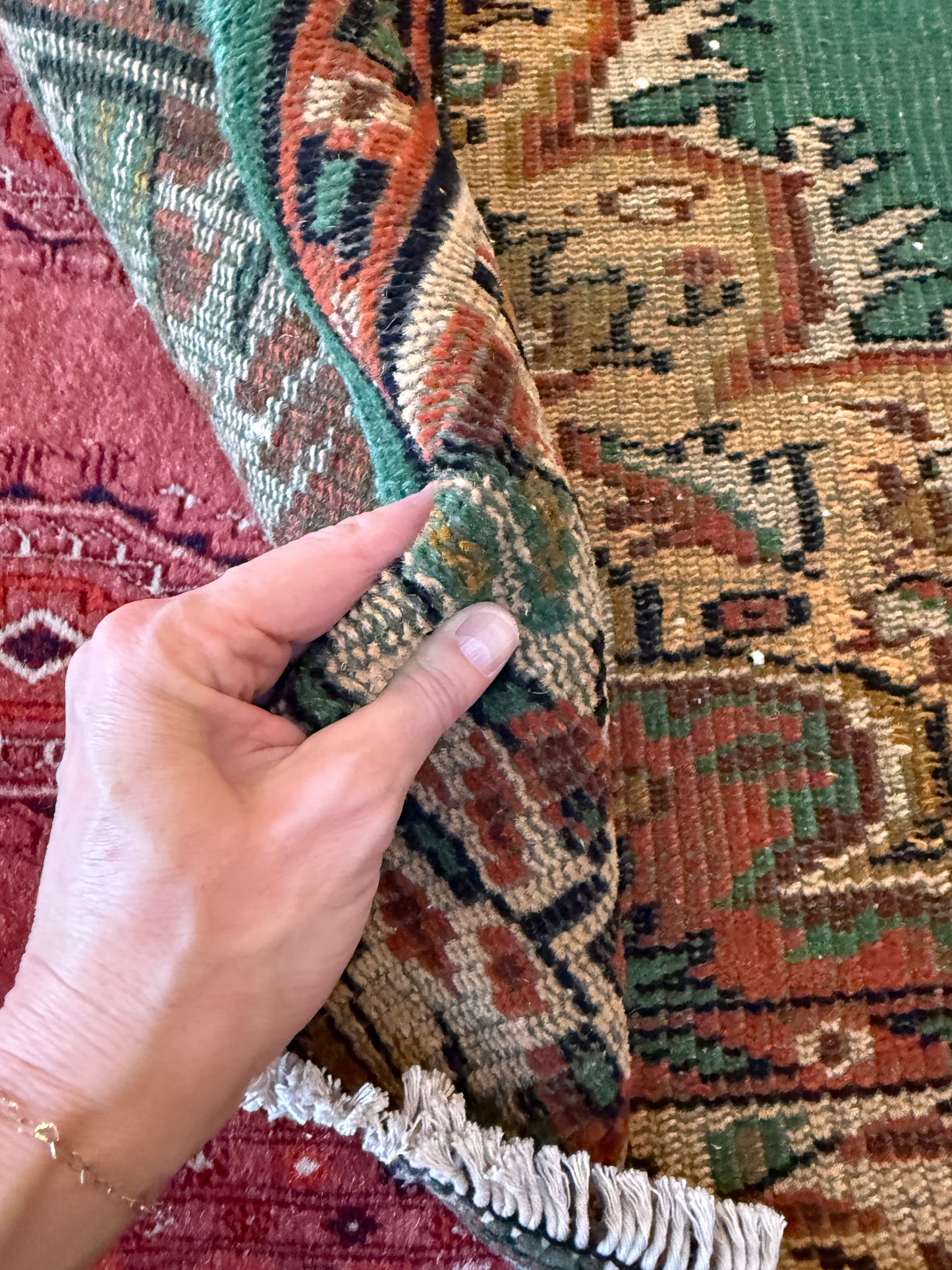 Vintage Turkish Area Rug No. A1192 - 5.8'x8.5'