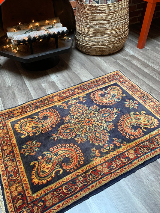 Vintage Persian Area Rug No. A1171 - 2.4' x 3.5'