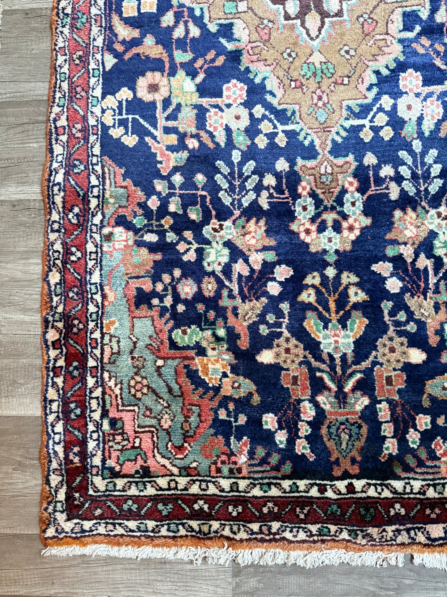 Vintage Persian Rug No. A1222 - 3.4’x6.7’