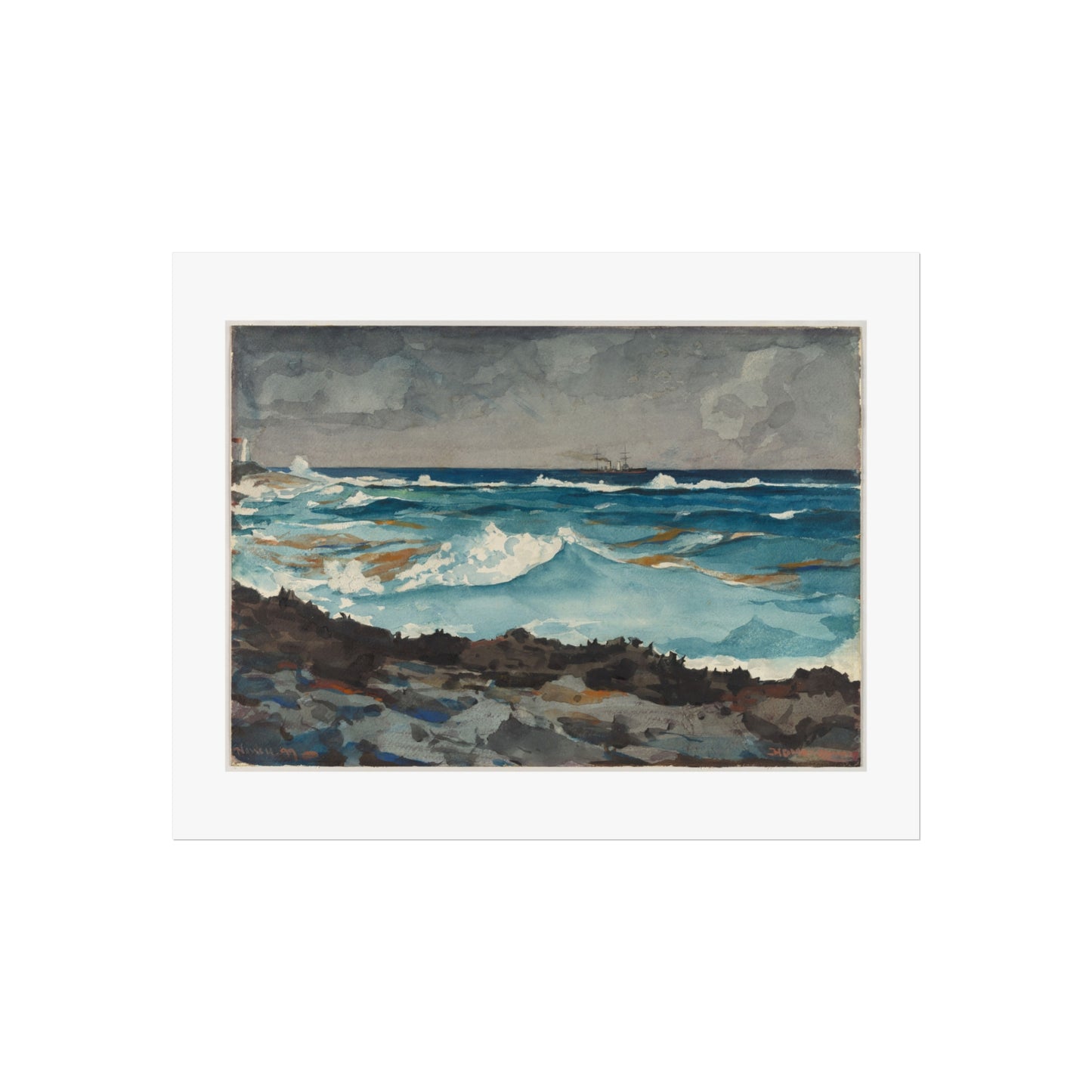 Shore and Surf Giclée Print