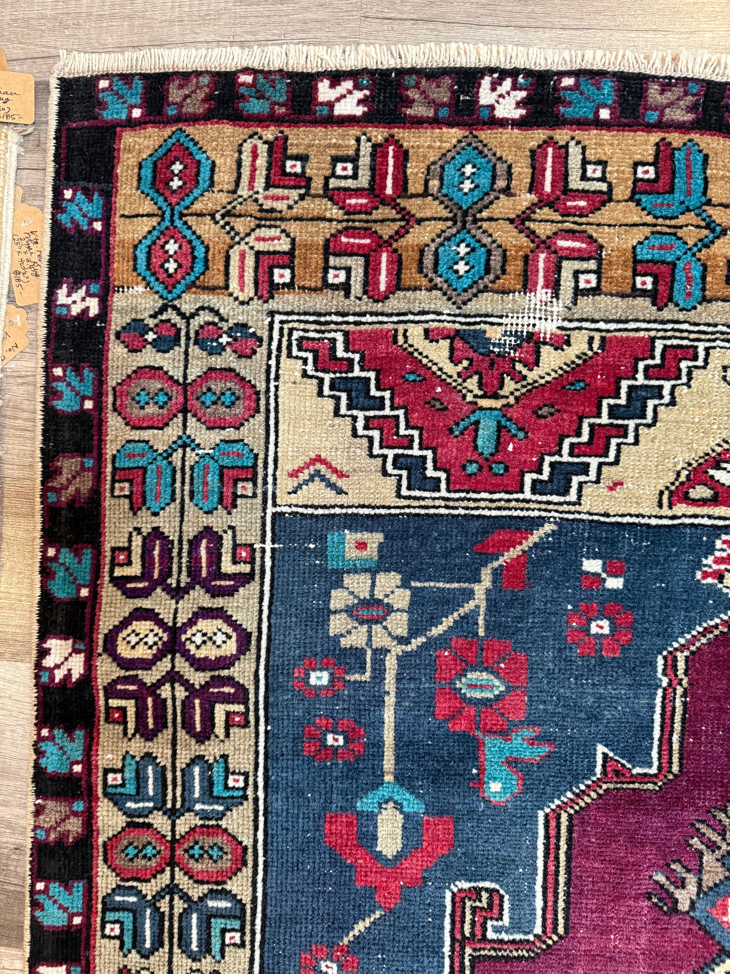 Vintage Turkish Rug No. A1213 - 3.3’x6.2’