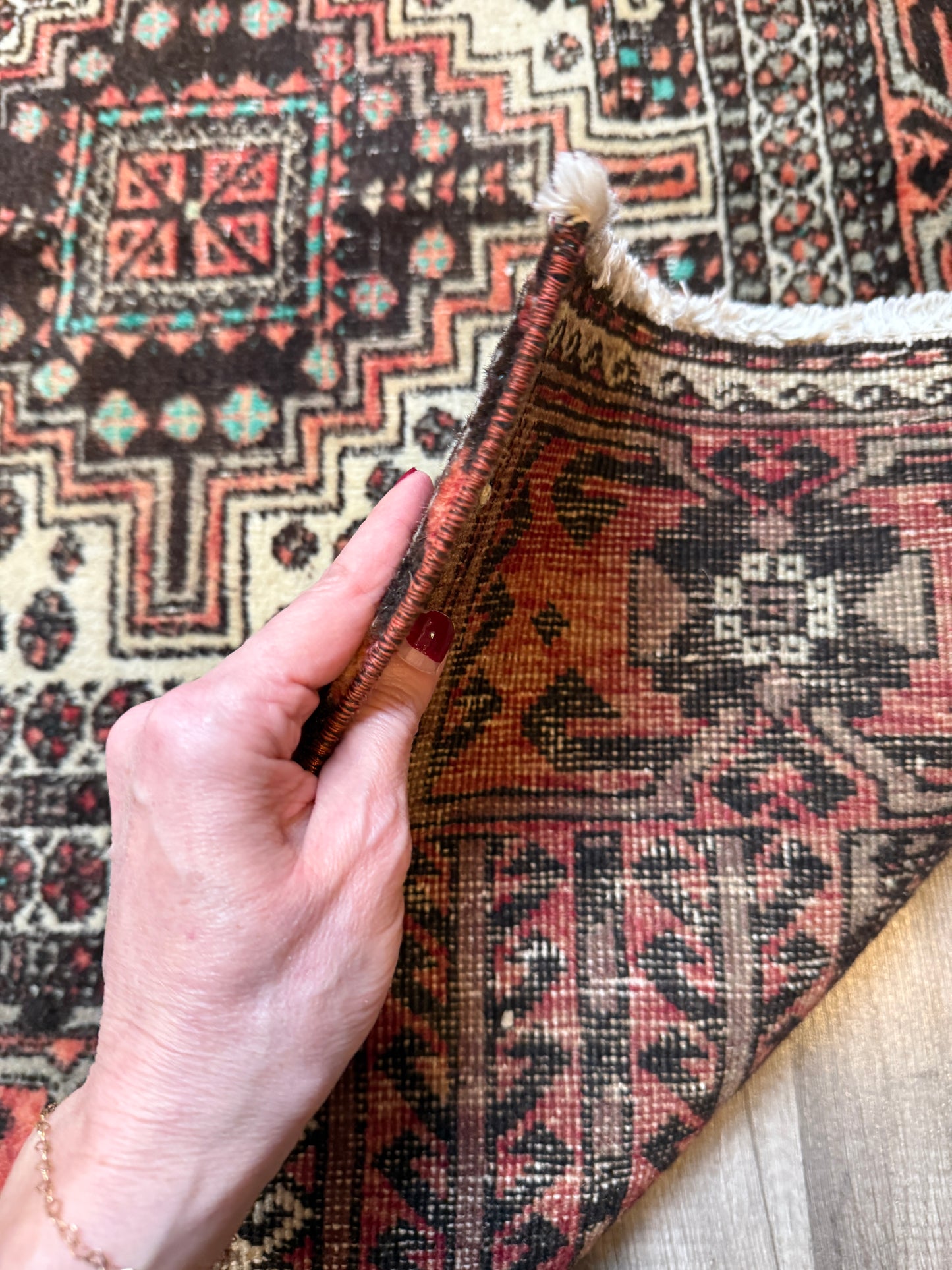 Vintage Turkish Rug No. A1214 - 3.4’x6.4’