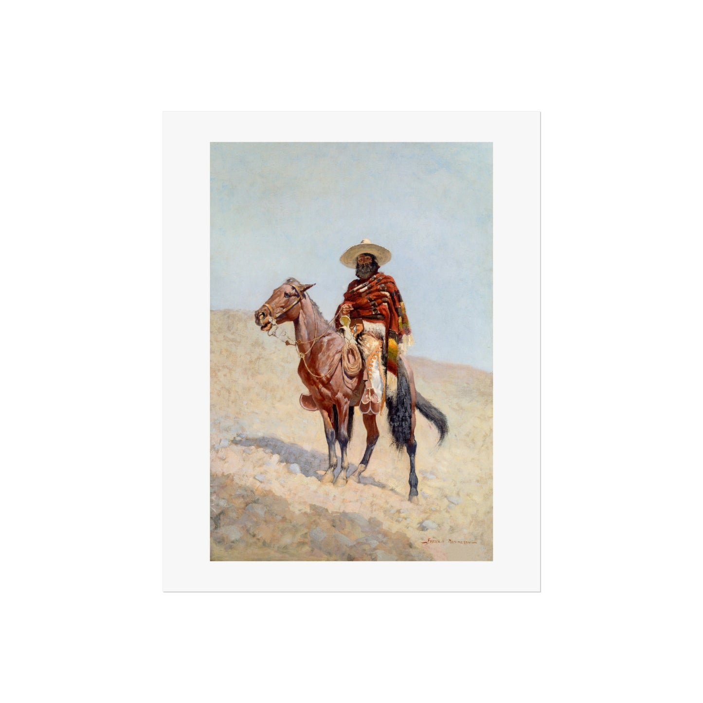 A Mexican Vaquero Giclée Print