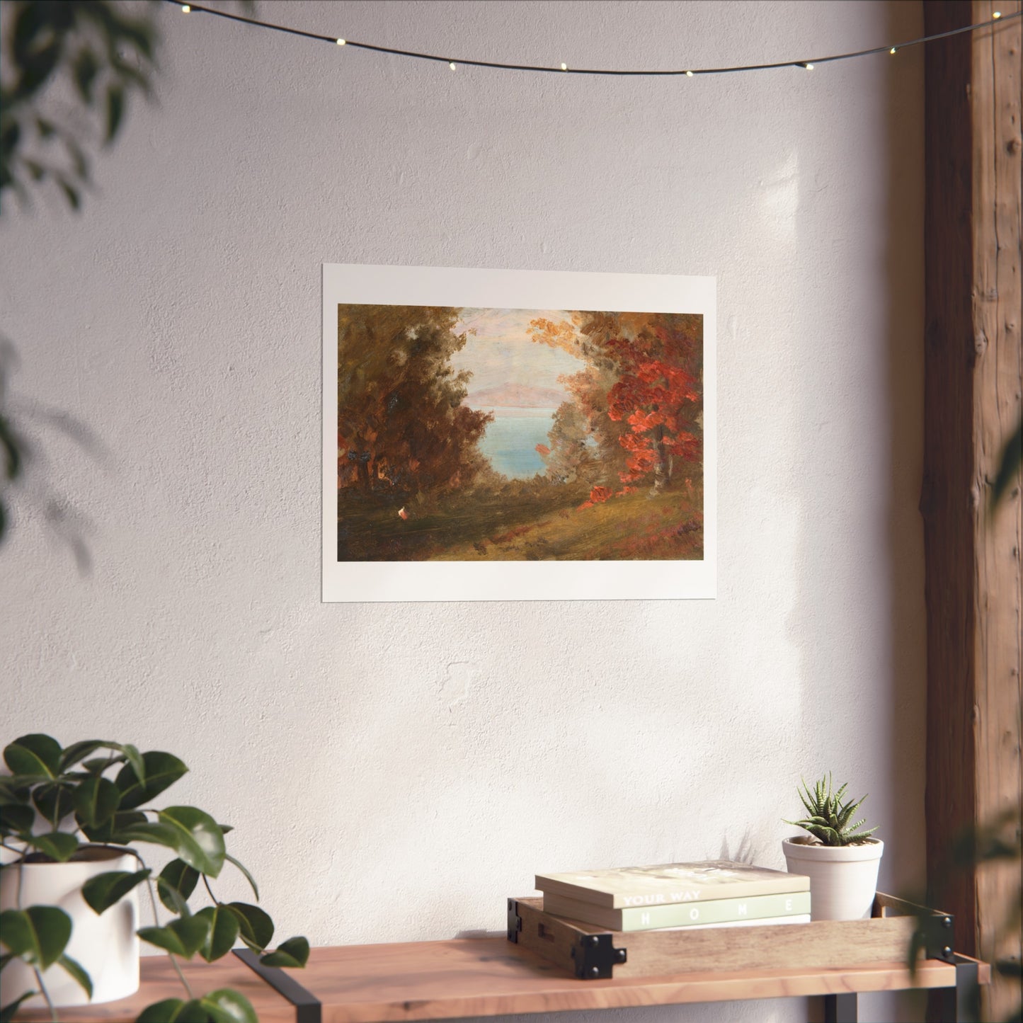 Woodland Scene in Autumn Giclée Print