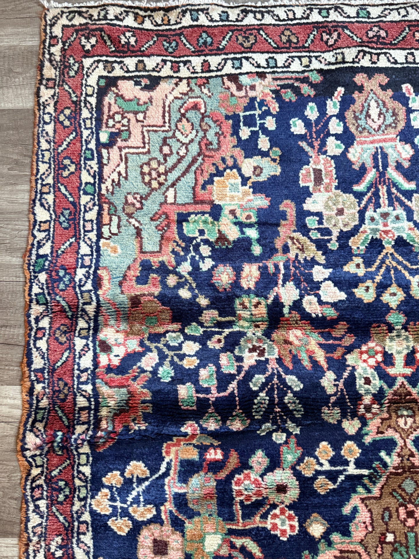 Vintage Persian Rug No. A1222 - 3.4’x6.7’