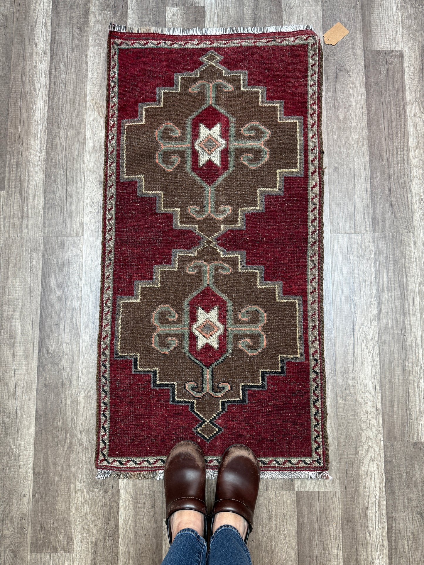 Vintage Turkish Mini Rug 1.8’x3.7' - No. 689