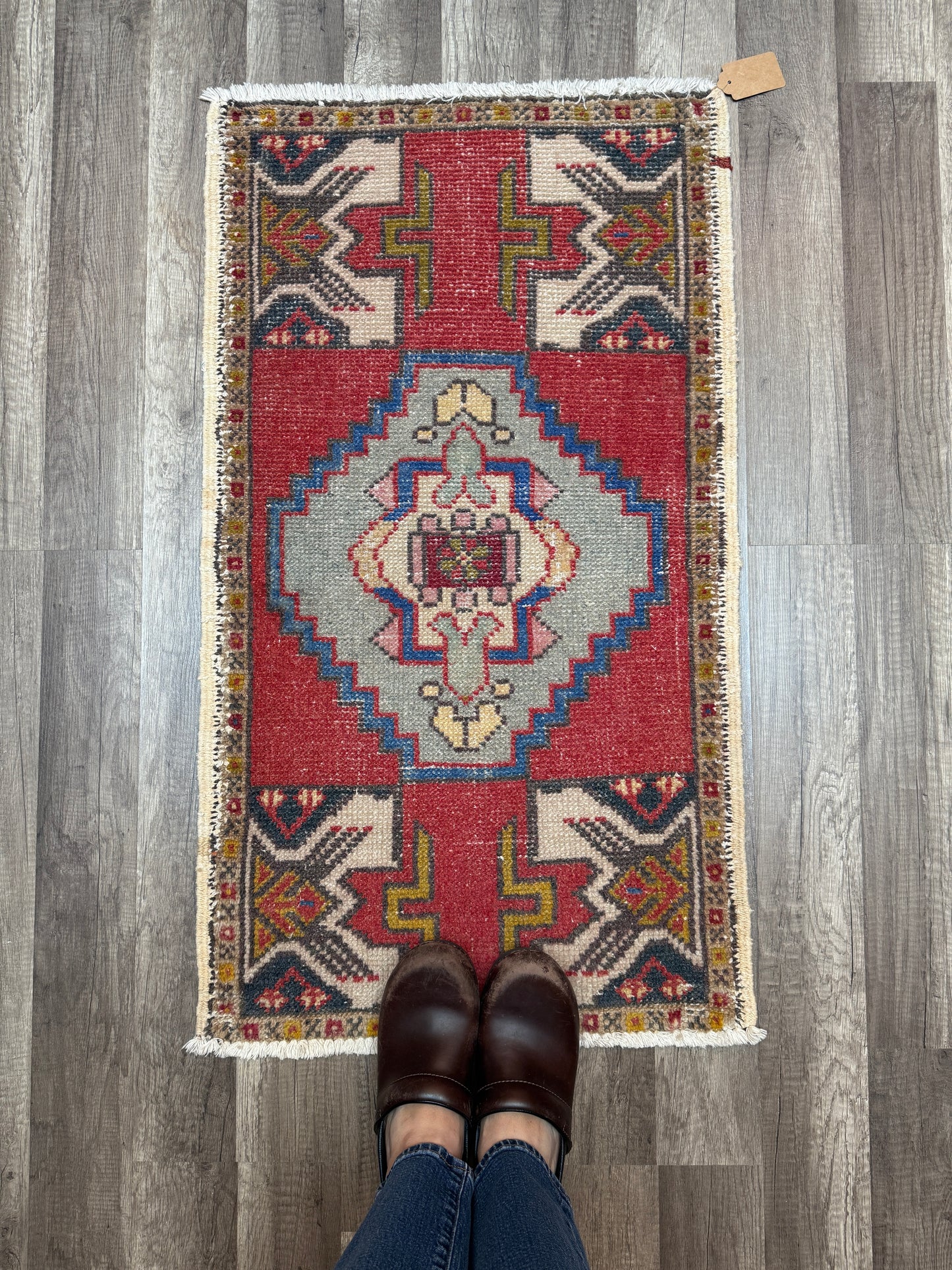 Vintage Turkish Mini Rug 1.8’x3.2' - No. 692