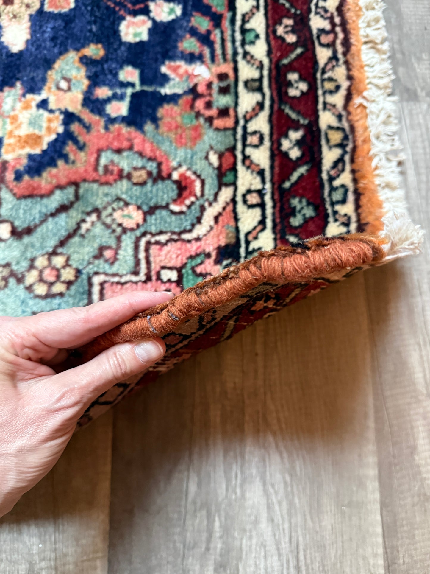 Vintage Persian Rug No. A1222 - 3.4’x6.7’