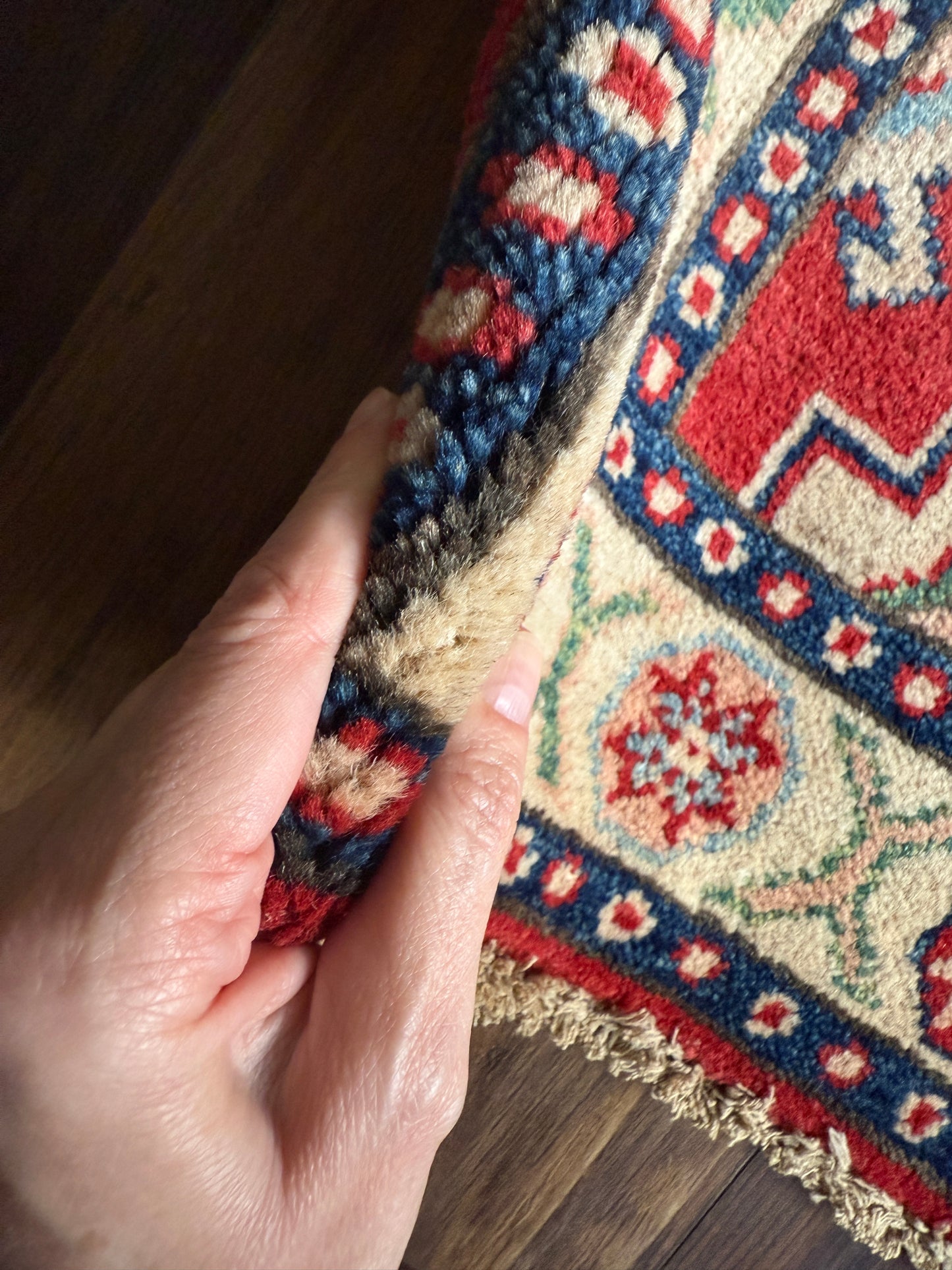 Vintage Afghan Mini Rug 2’x2.9' - No. 724