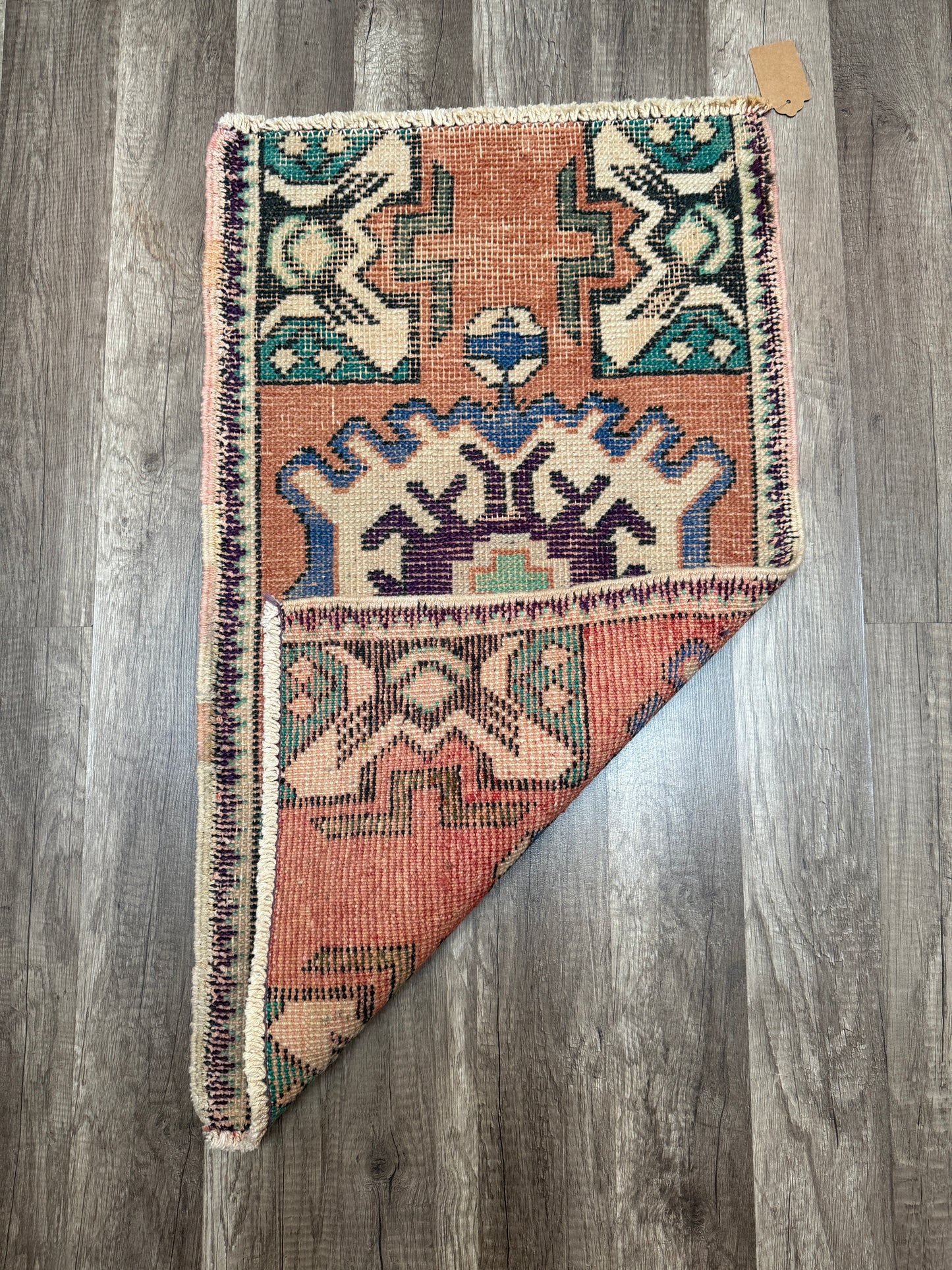 Vintage Turkish Mini Rug 1.6’x2.8' - No. 683