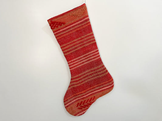 No. S122 - Vintage Turkish Rug Christmas Stocking