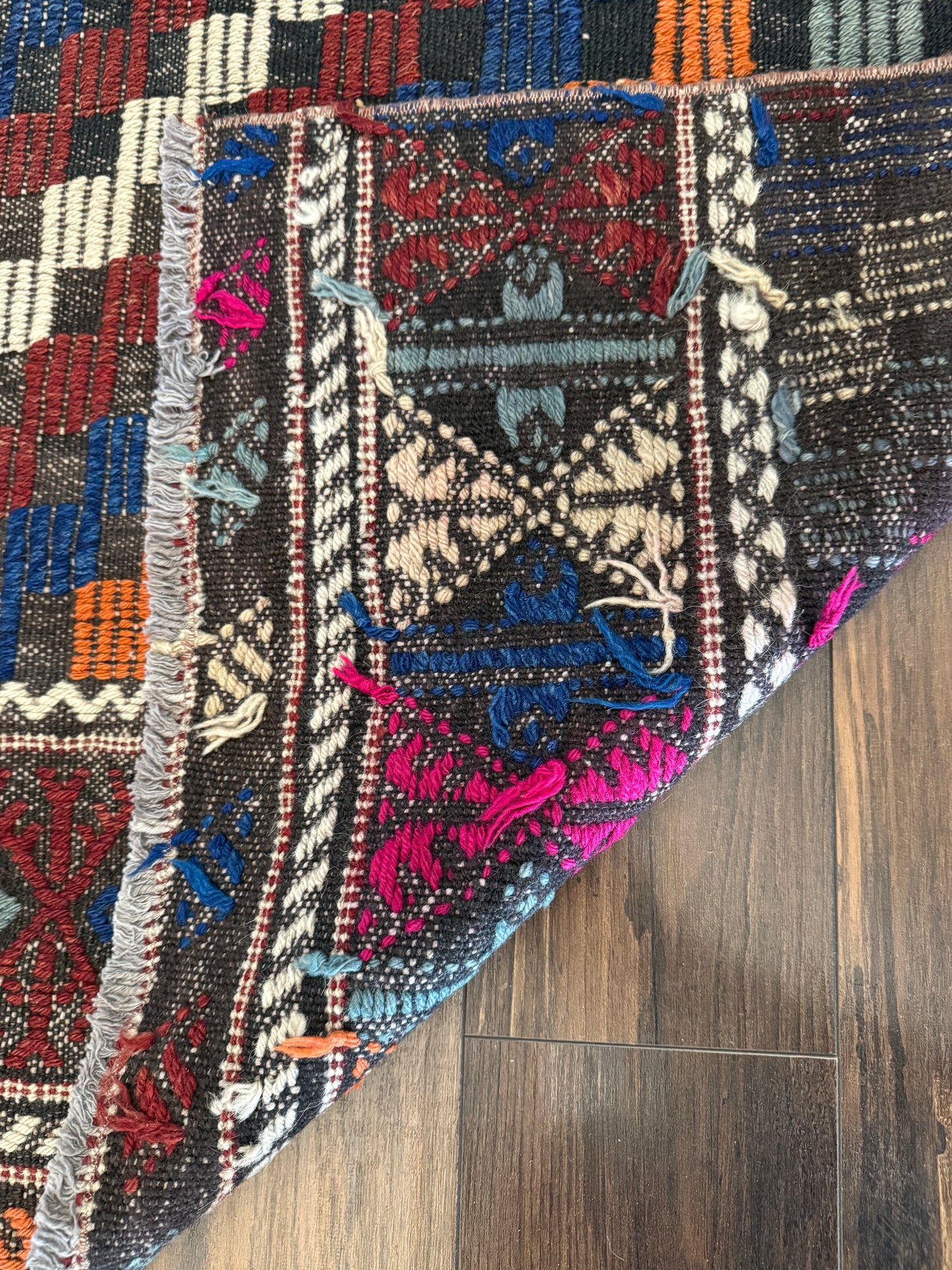 Vintage Turkish Kilim Area Rug No. A1224 - 4.8’x9.8’