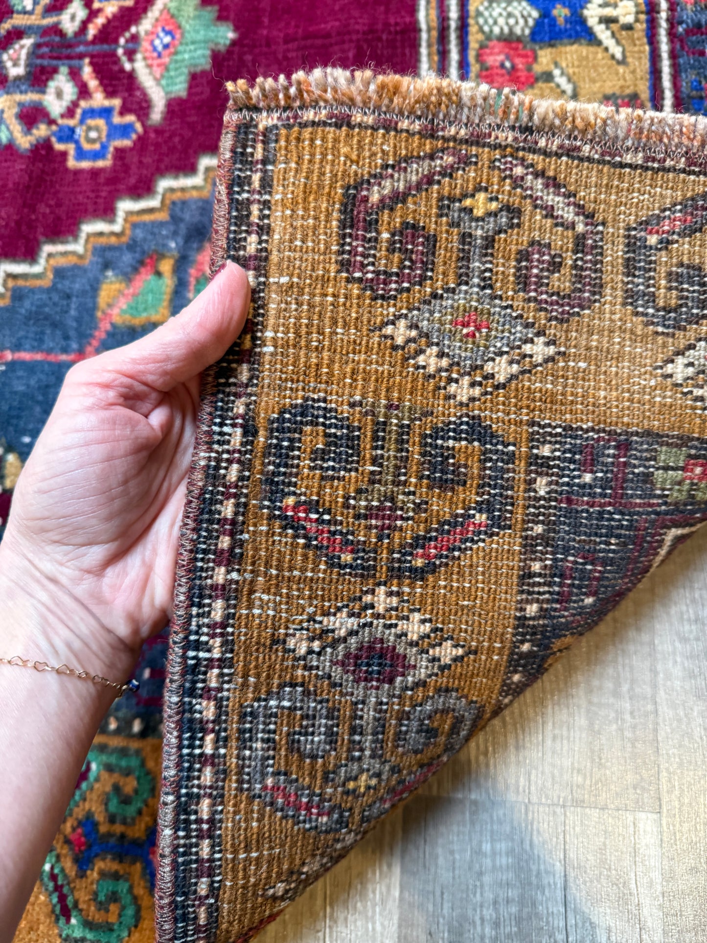 Vintage Turkish Rug No. A1212 - 3.2’x6.4’